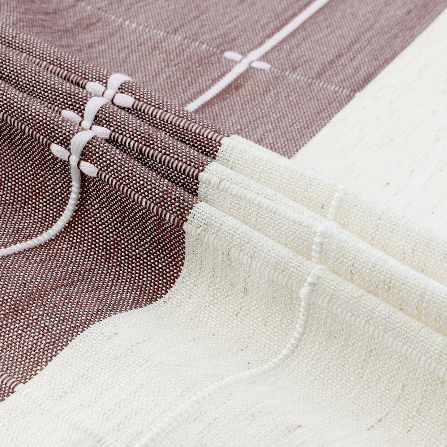 1 Pack Rectangle Rustic Tablecloth, Cotton Linen Waterproof Table Cover