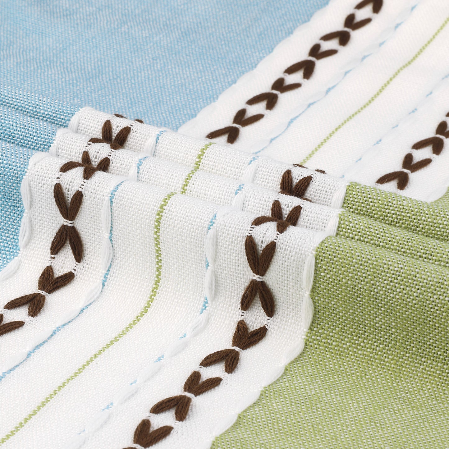 1 Pack Rectangle Rustic Tablecloth, Cotton Linen Waterproof Table Cover