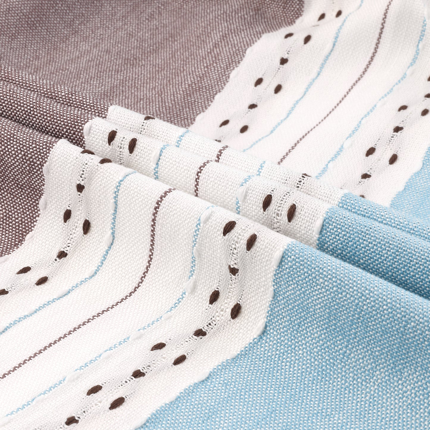 1 Pack Rectangle Rustic Tablecloth, Cotton Linen Waterproof Table Cover