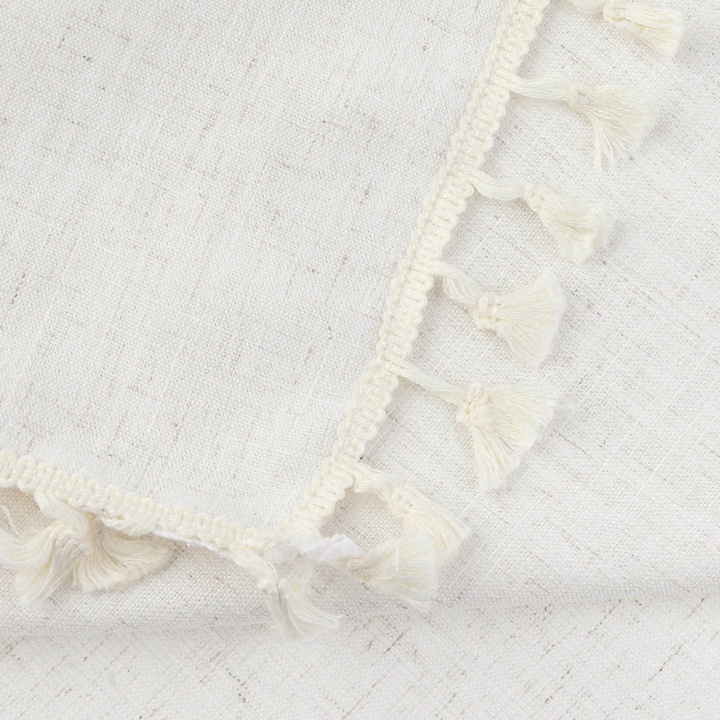 1 Pack Rectangle Rustic Tablecloth, Cotton Linen Waterproof Table Cover
