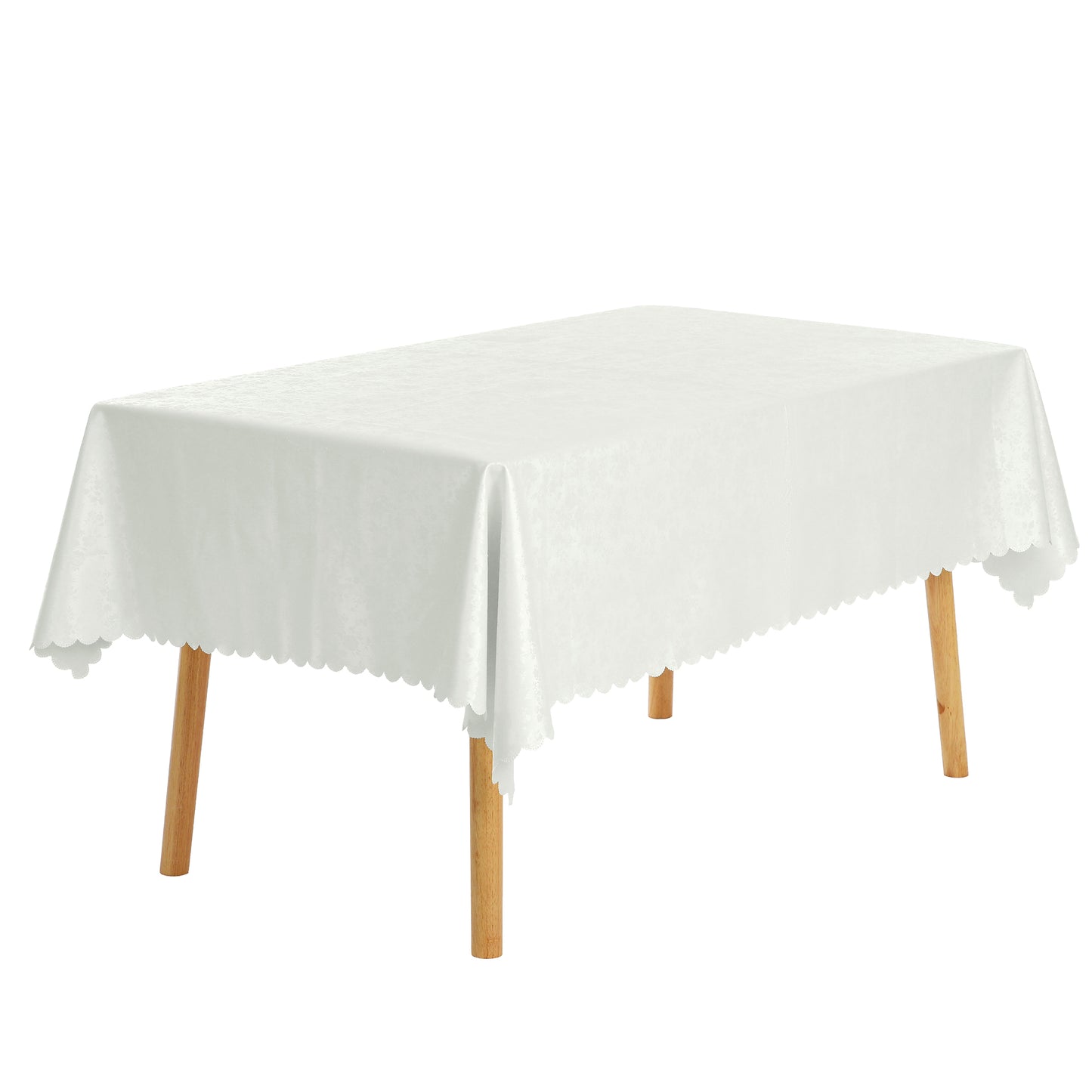 Mantel rectangular de vinilo impermeable, lavable y resistente a las arrugas (paquete de 1)
