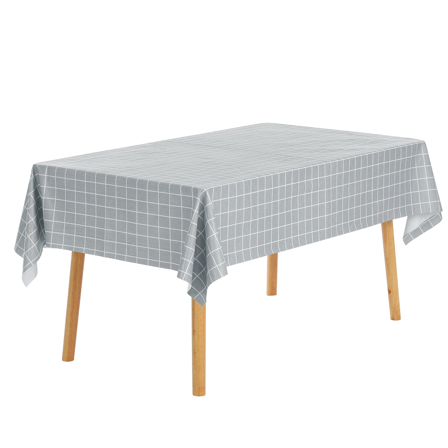 Mantel rectangular de PVC resistente a las arrugas e impermeable (1 unidad)