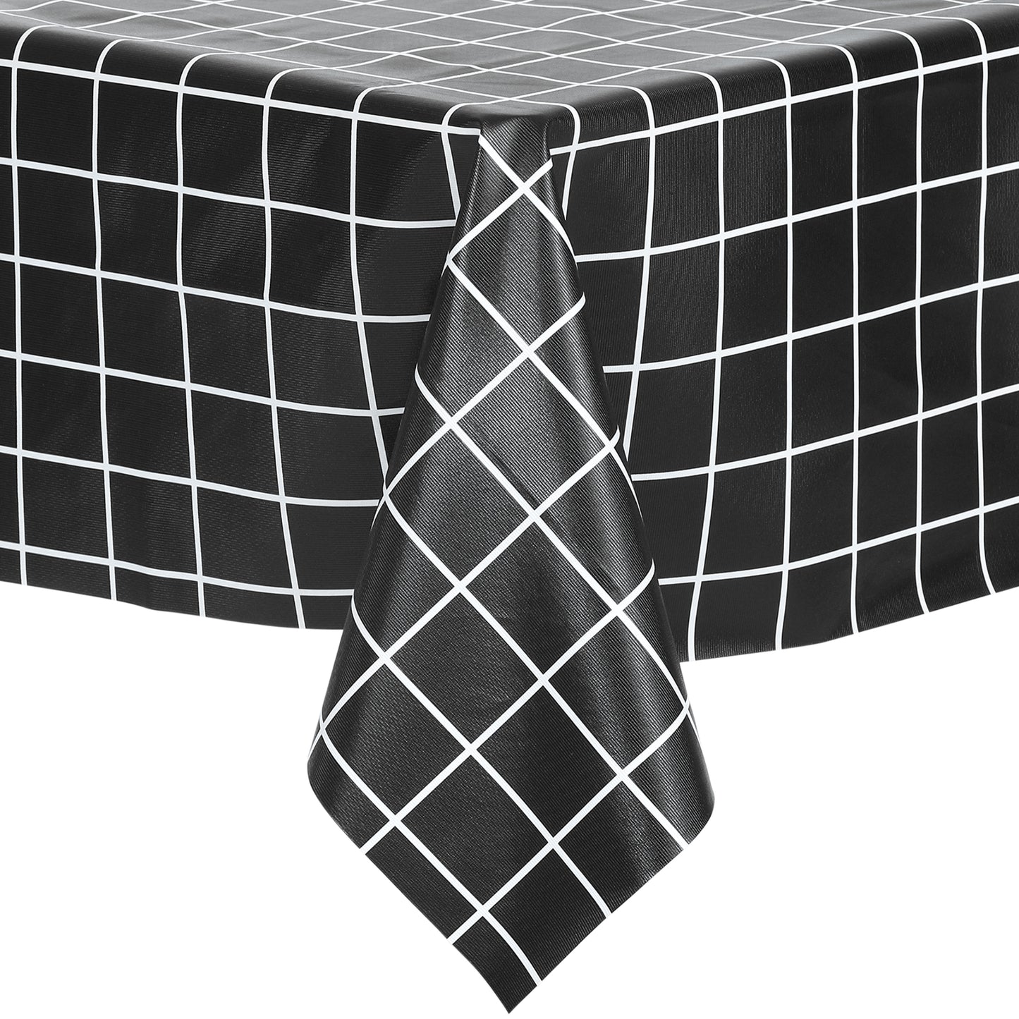 1 Pack Rectangle Tablecloth, Wrinkle Resistant Waterproof Table Cover