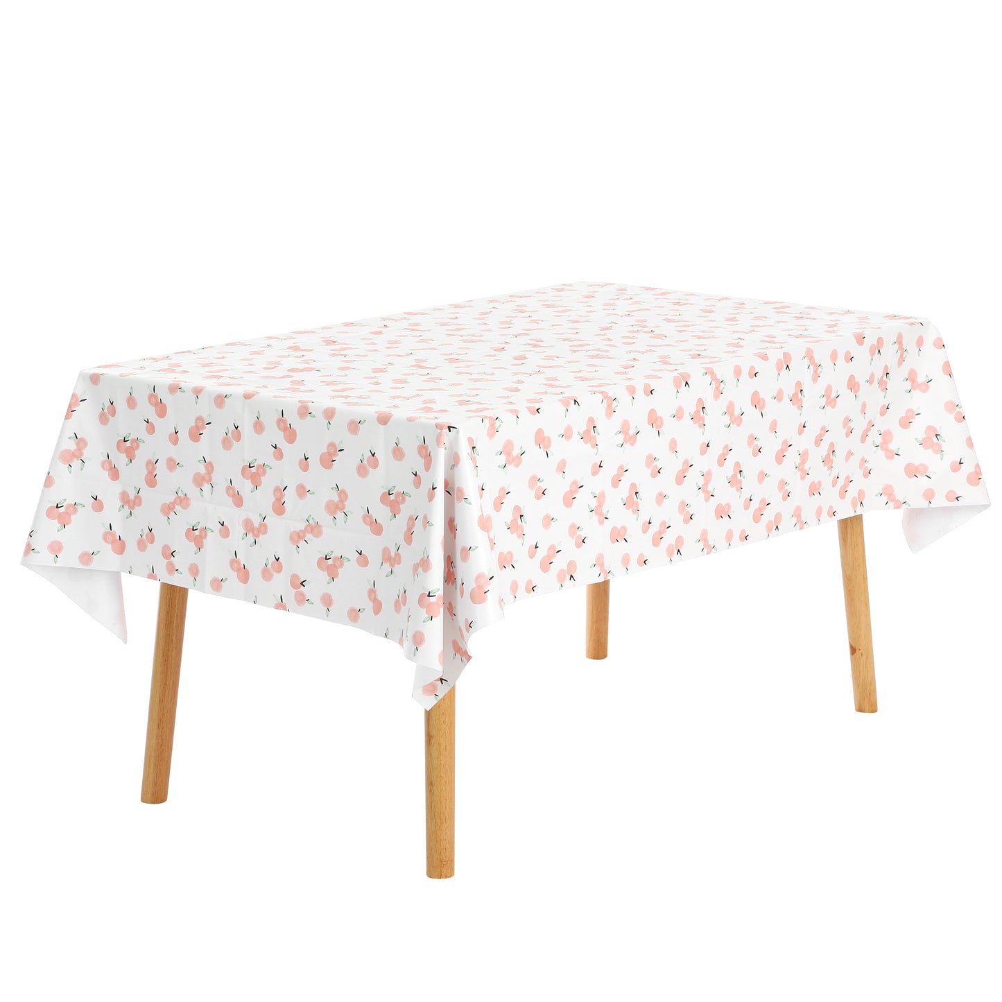 Mantel rectangular de PVC, impermeable, con diseño floral, 1 unidad