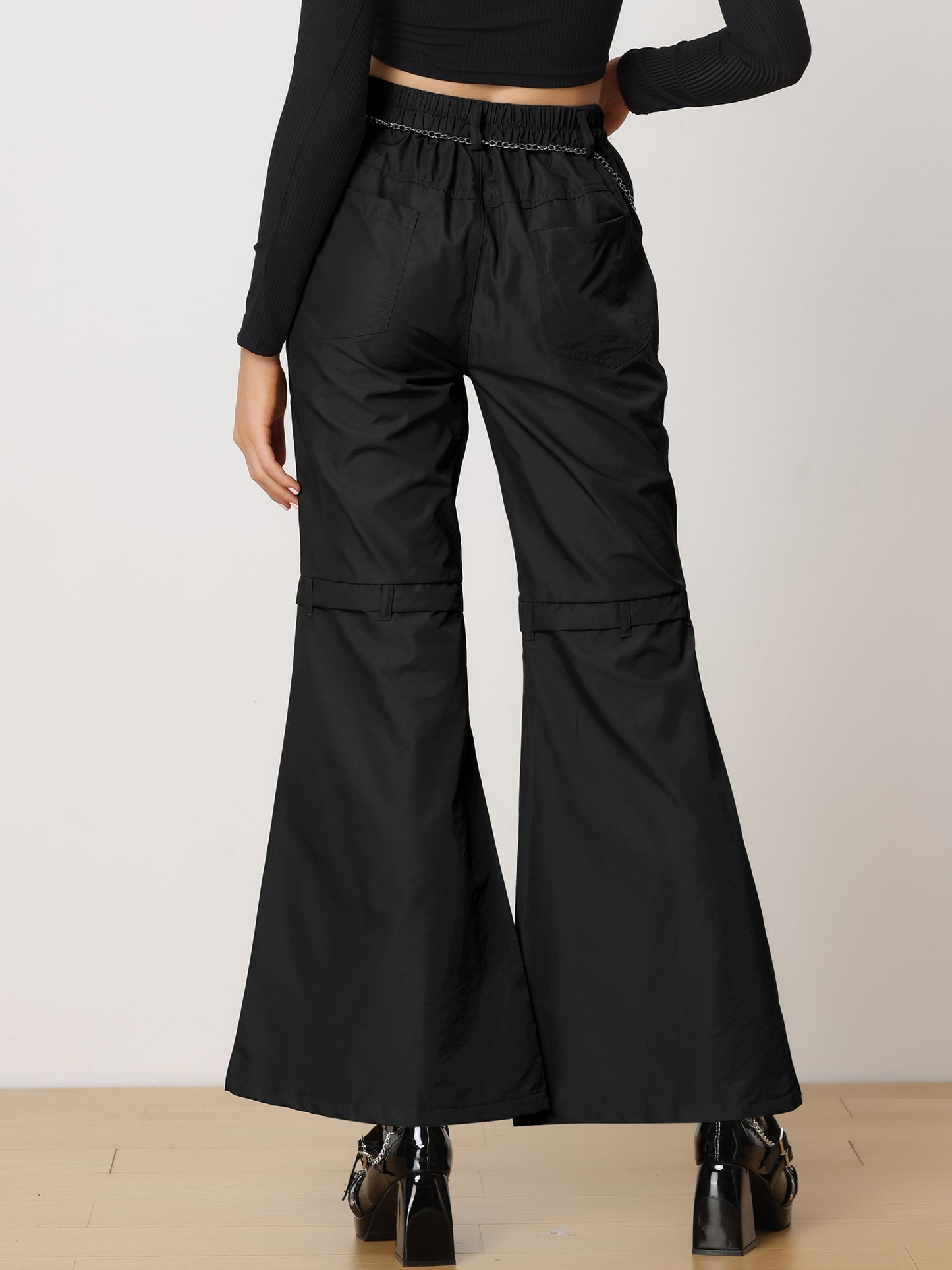 Women's High Waist Y2K Casual Cago Parachute Pants