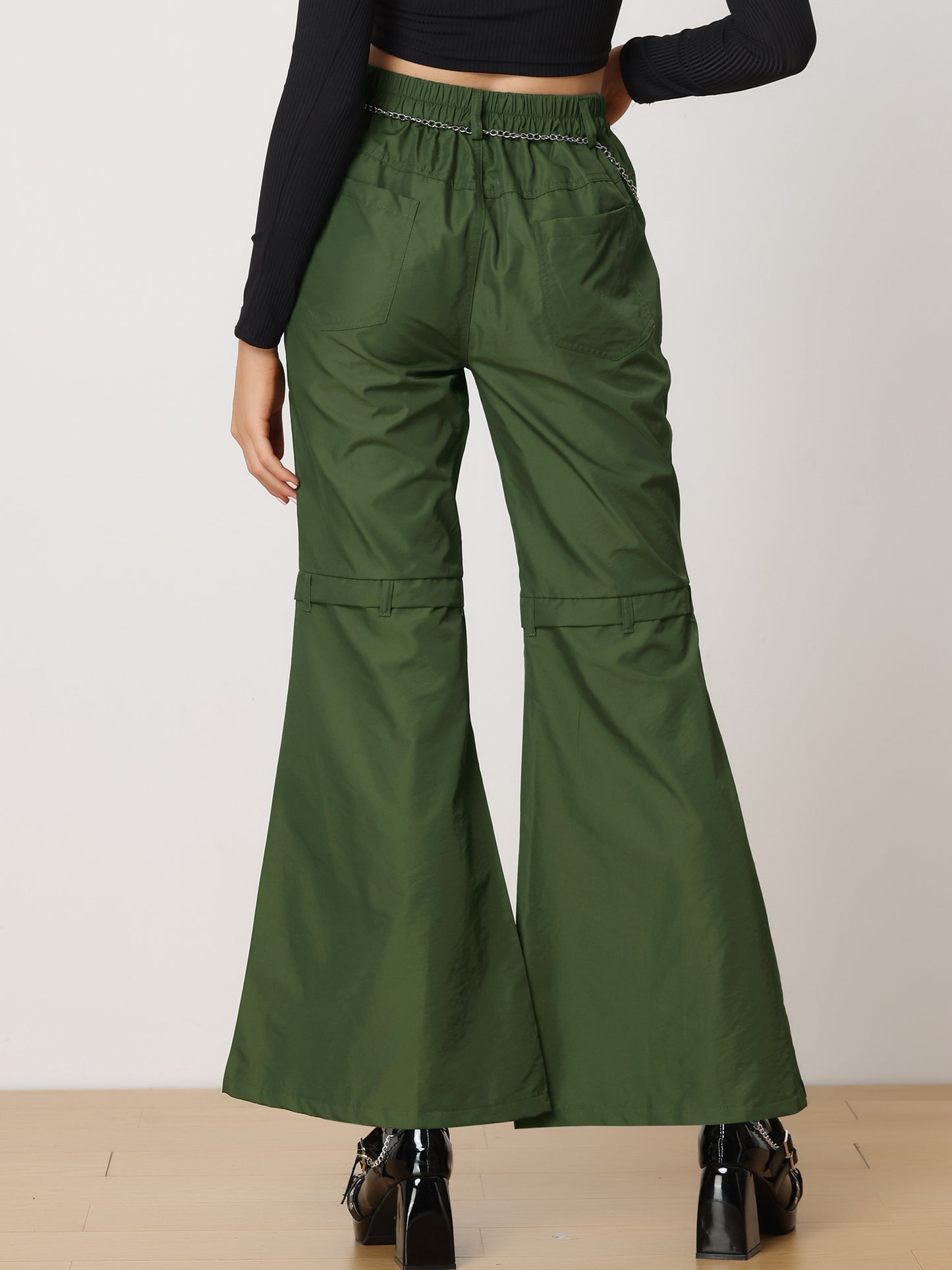 Women's High Waist Y2K Casual Cago Parachute Pants