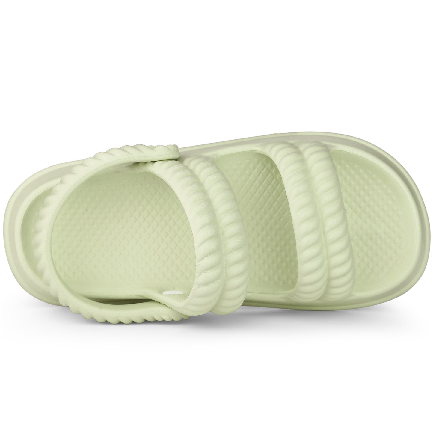 Women's Cloud Slides Sandals Pillow Two-Way Wear Shower Slingback Flat Sandals