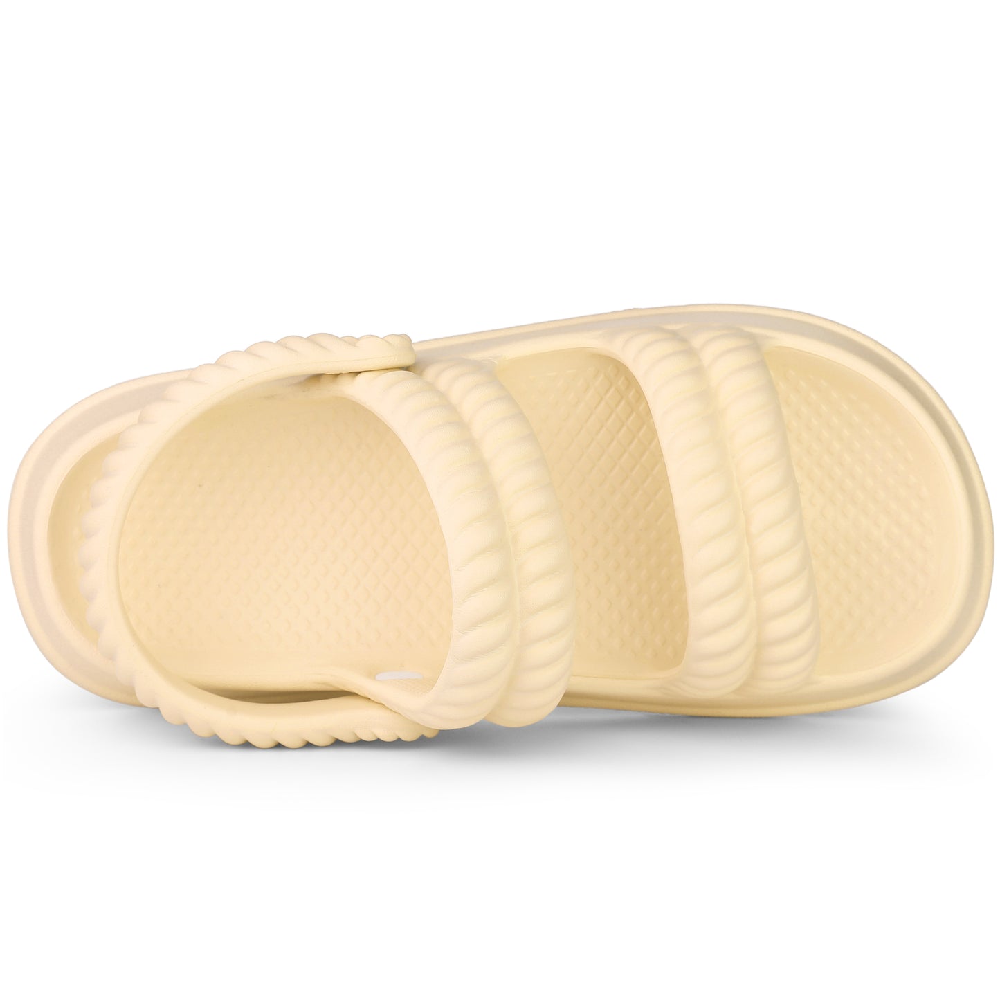 Sandalias Cloud Slides para mujer con diseño de almohada, de dos vías, para ducha, planas y con tira trasera
