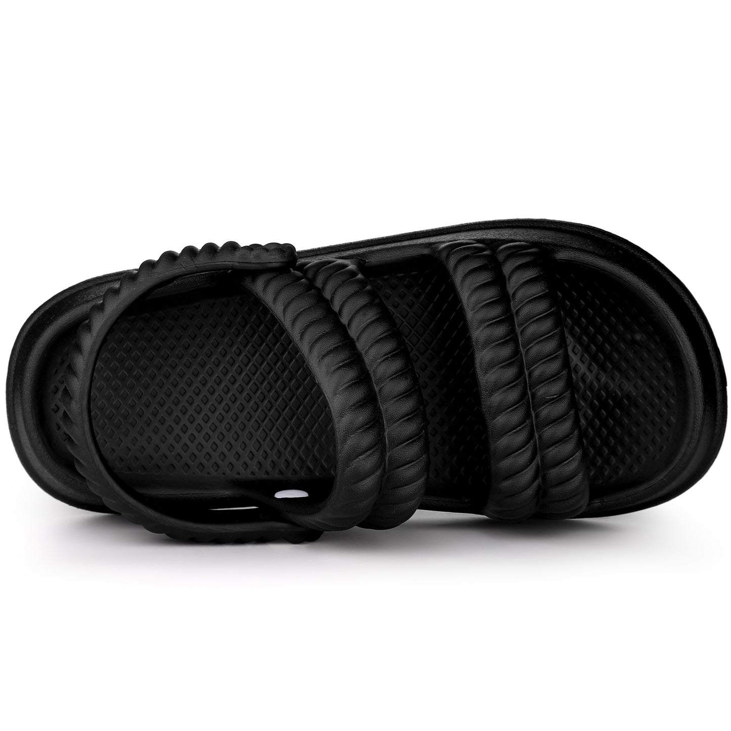 Women's Cloud Slides Sandals Pillow Two-Way Wear Shower Slingback Flat Sandals