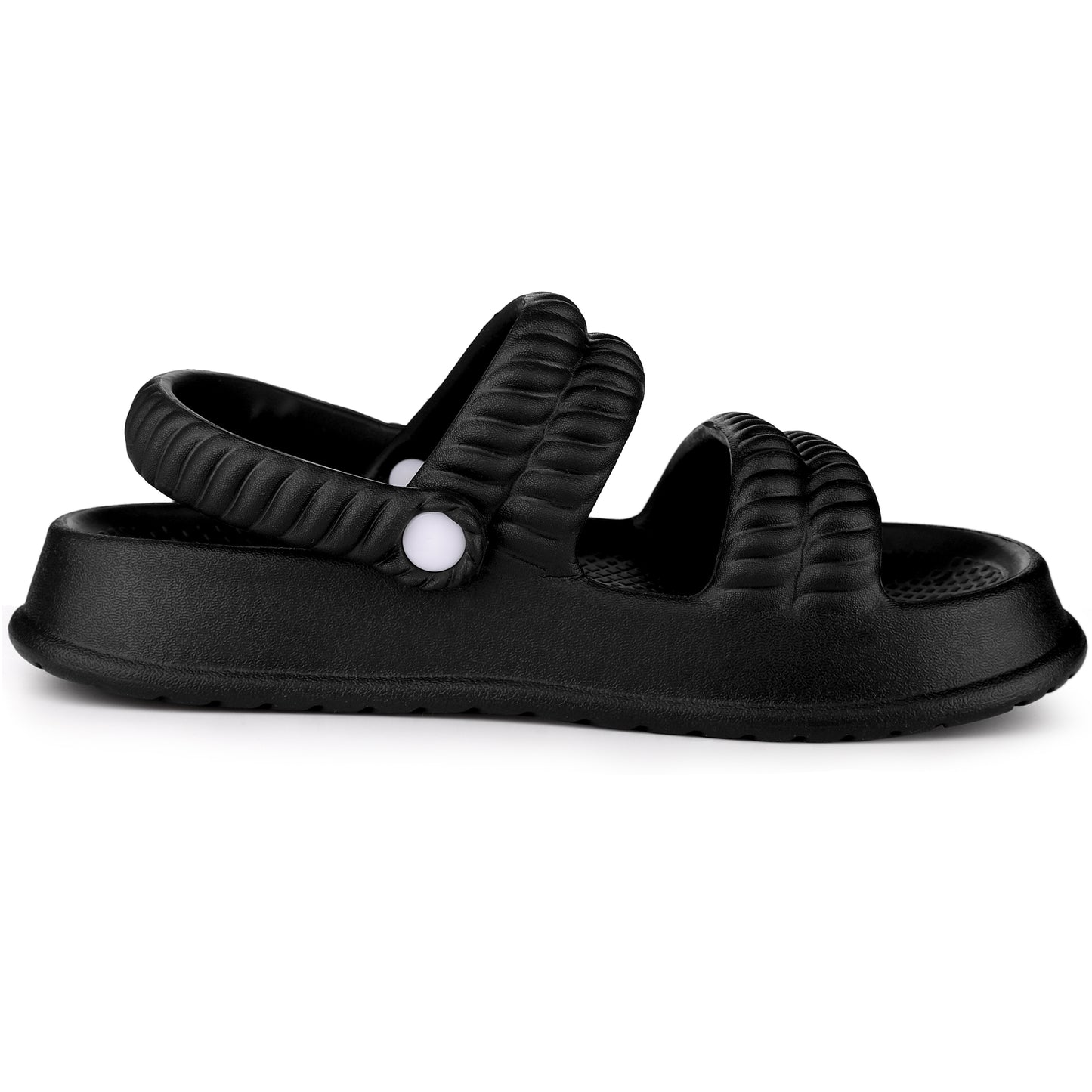 Women's Cloud Slides Sandals Pillow Two-Way Wear Shower Slingback Flat Sandals