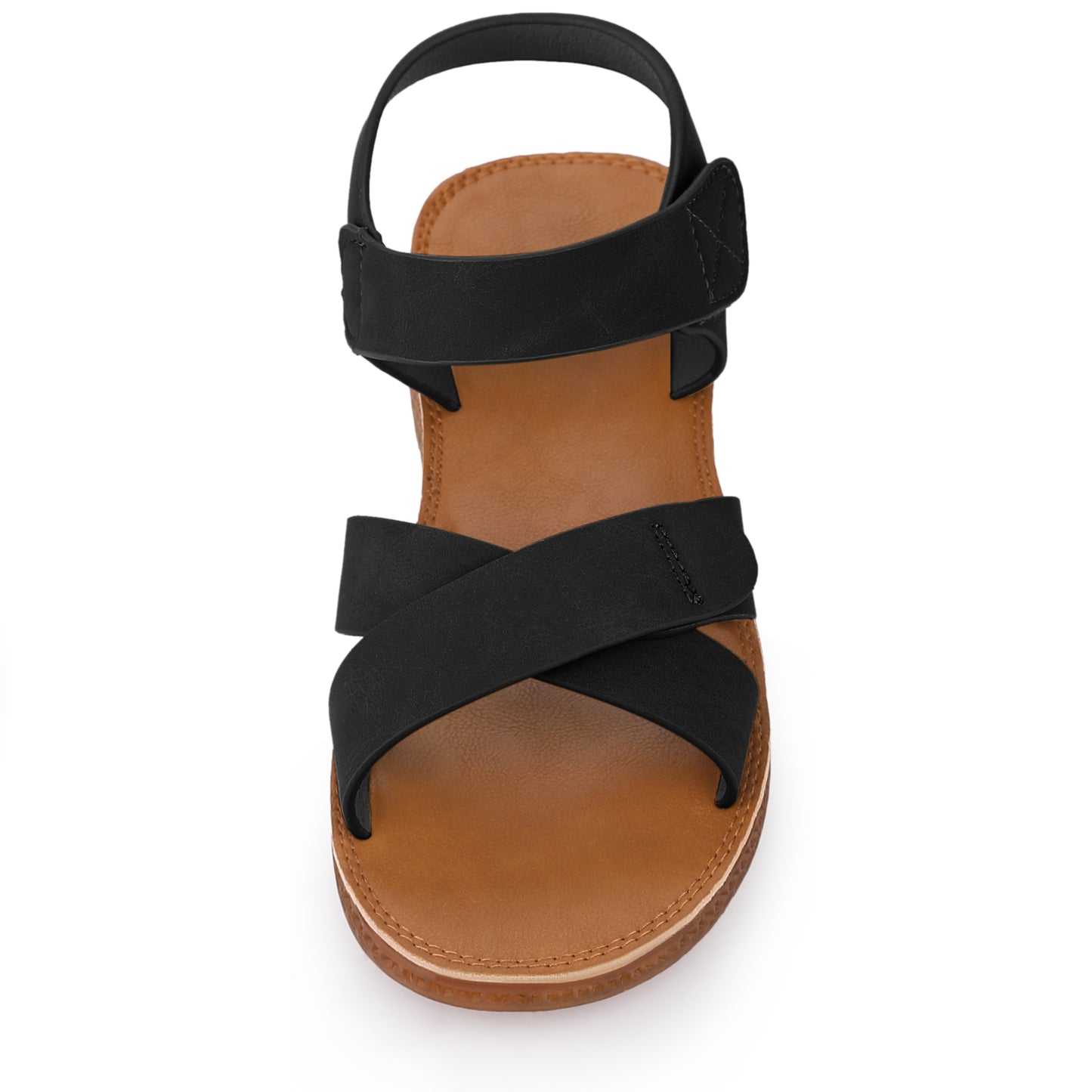 Women's Fisherman Crisscross Straps Open Toe Ankle Strap Flat Sandals