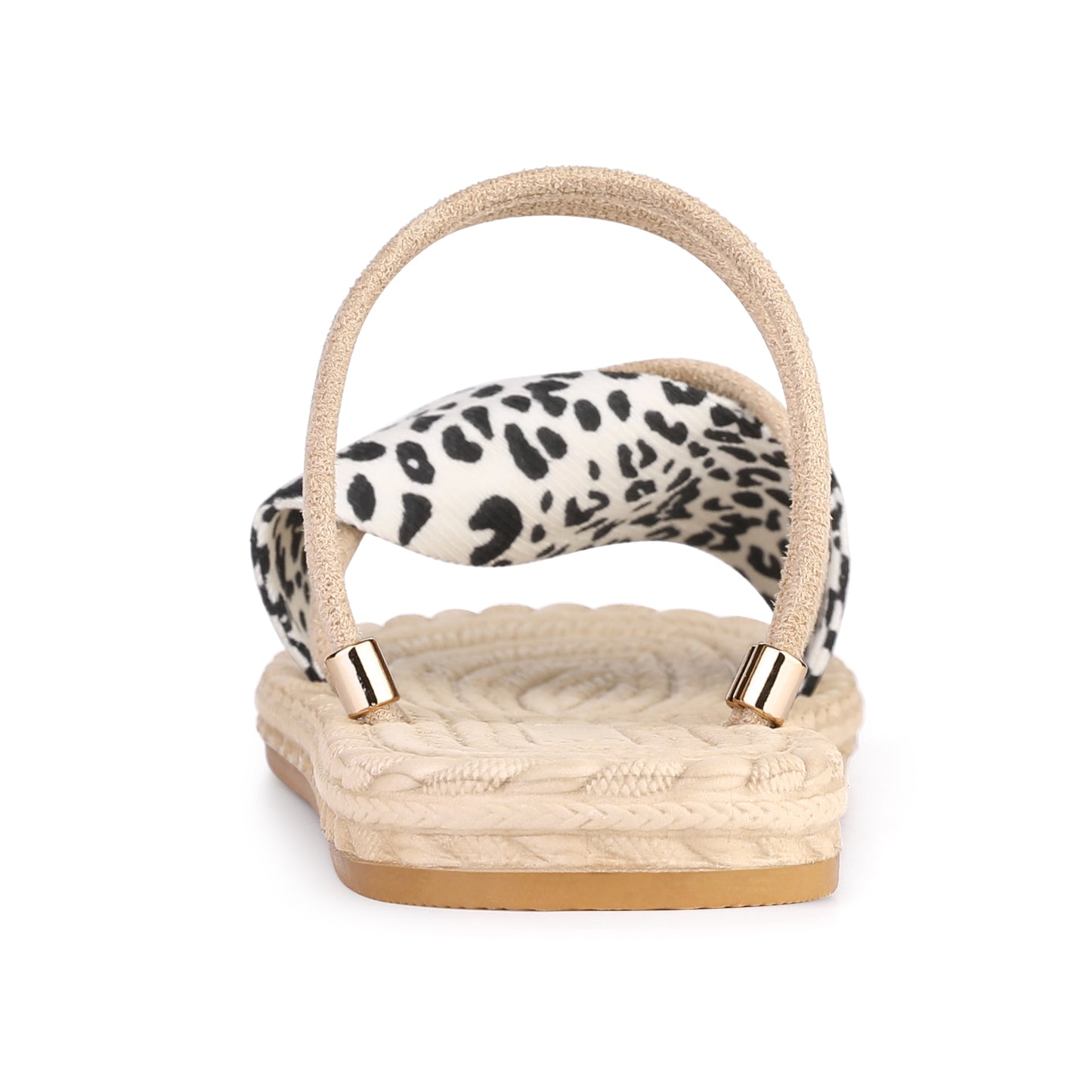 Women's Plaid Cross Strap Slip On Flat Sandals