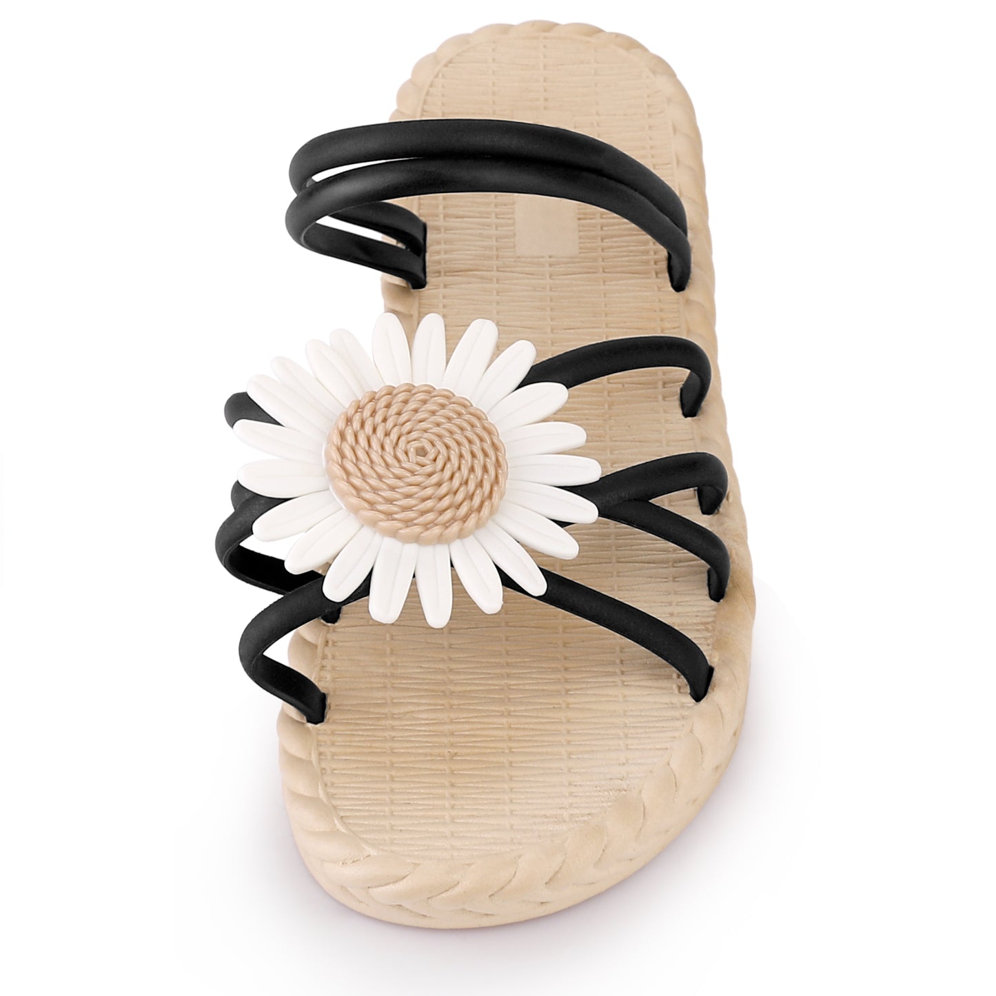 Women's Espadrille Floral Beach Sandals Slip On Slides Sandals
