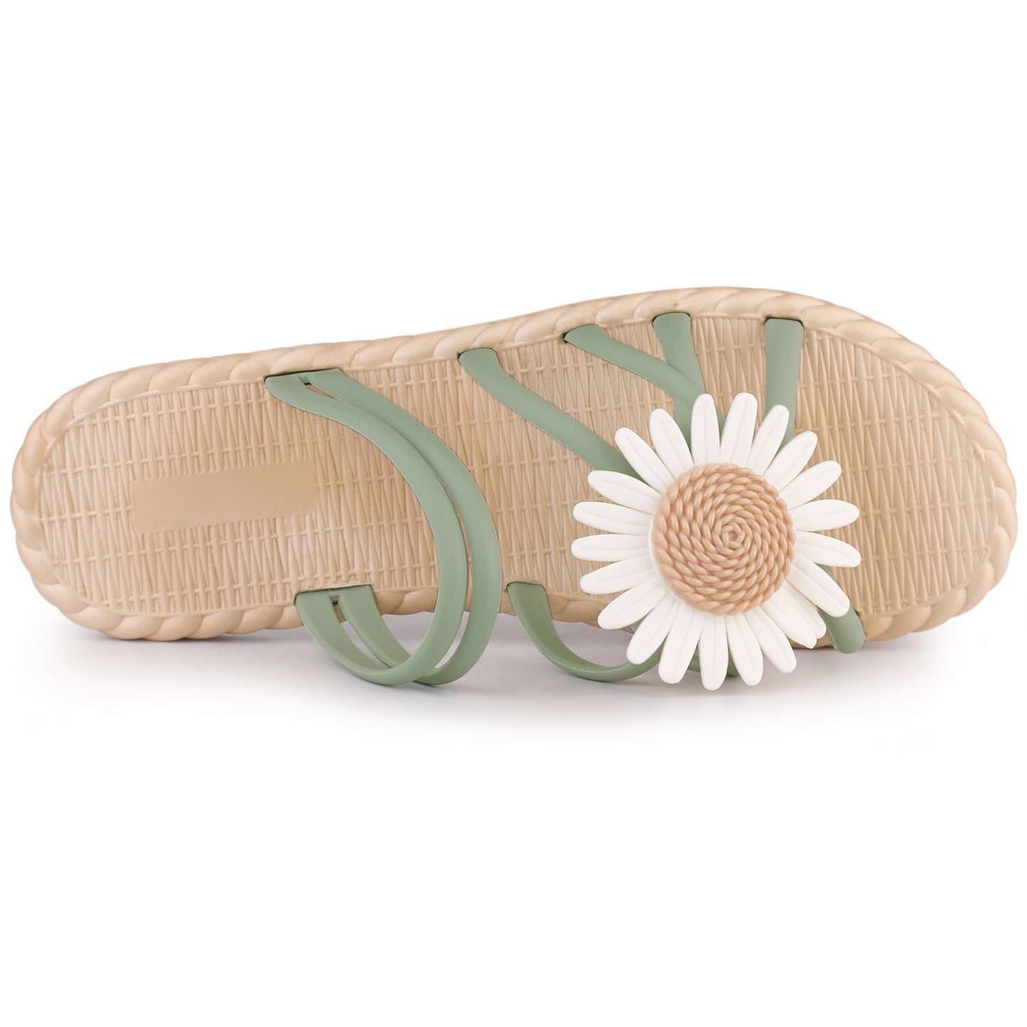Women's Espadrille Floral Beach Sandals Slip On Slides Sandals