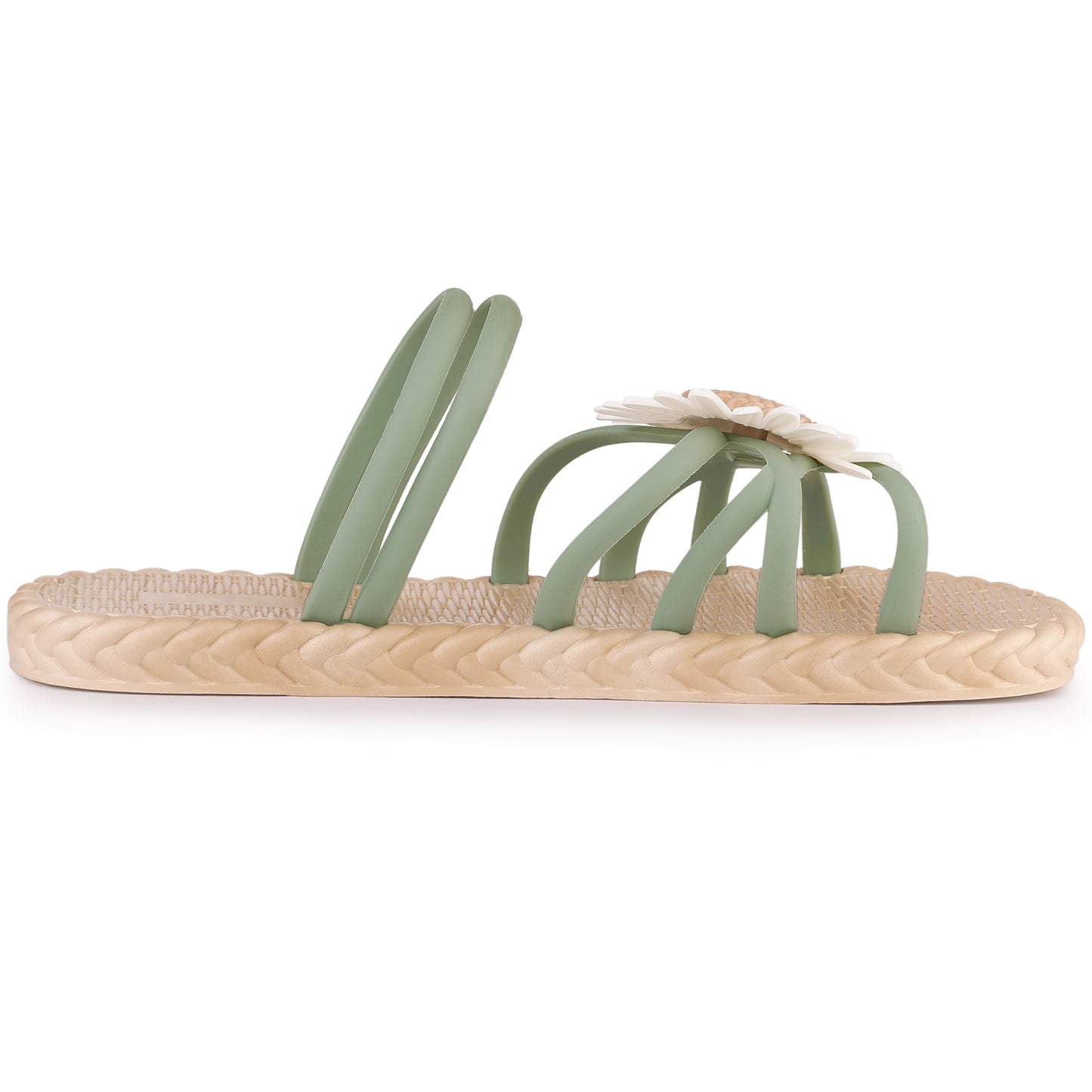 Women's Espadrille Floral Beach Sandals Slip On Slides Sandals