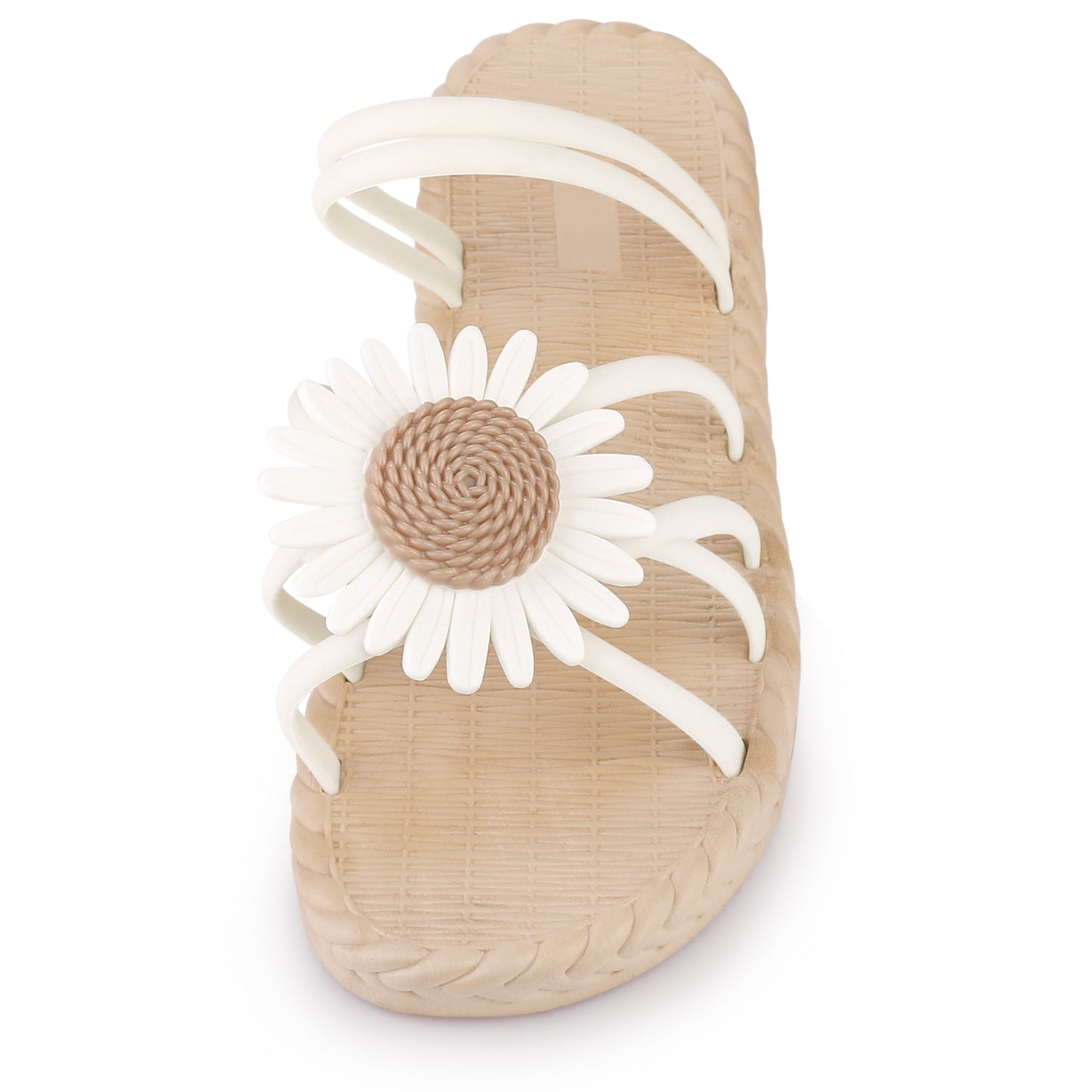 Women's Espadrille Floral Beach Sandals Slip On Slides Sandals