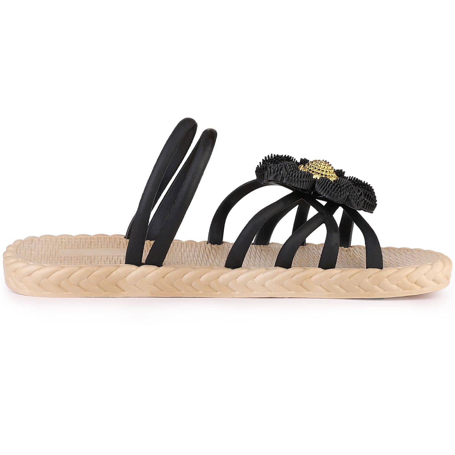 Women's Espadrille Floral Beach Sandals Slip On Slides Sandals