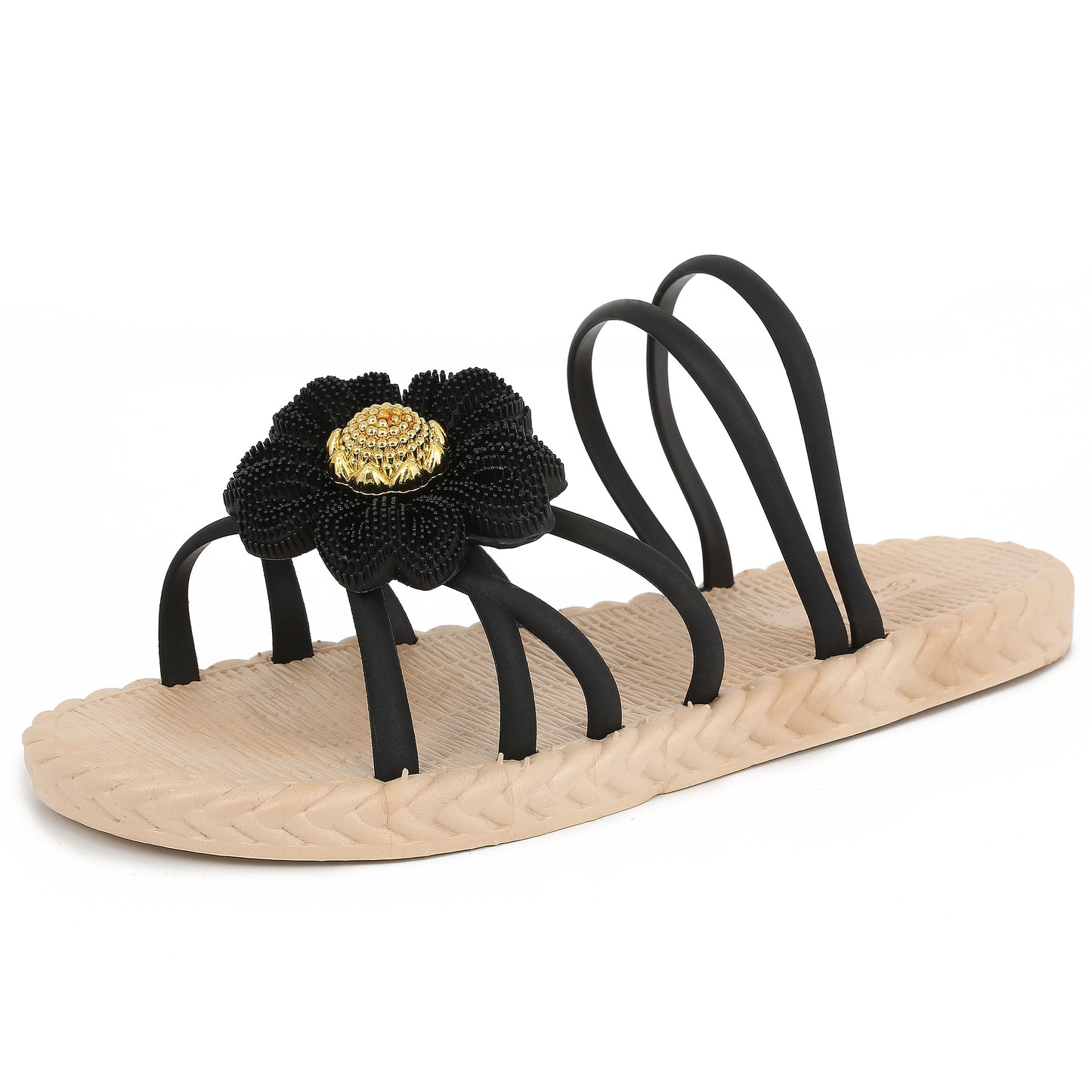 Women's Espadrille Floral Beach Sandals Slip On Slides Sandals