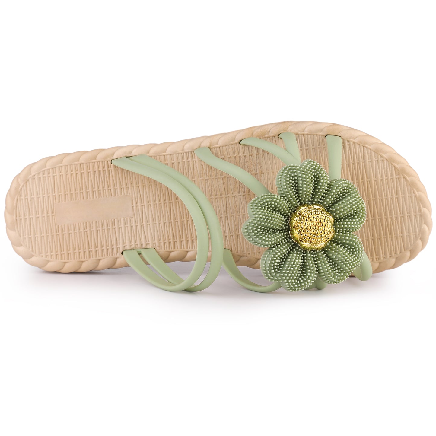 Women's Espadrille Floral Beach Sandals Slip On Slides Sandals