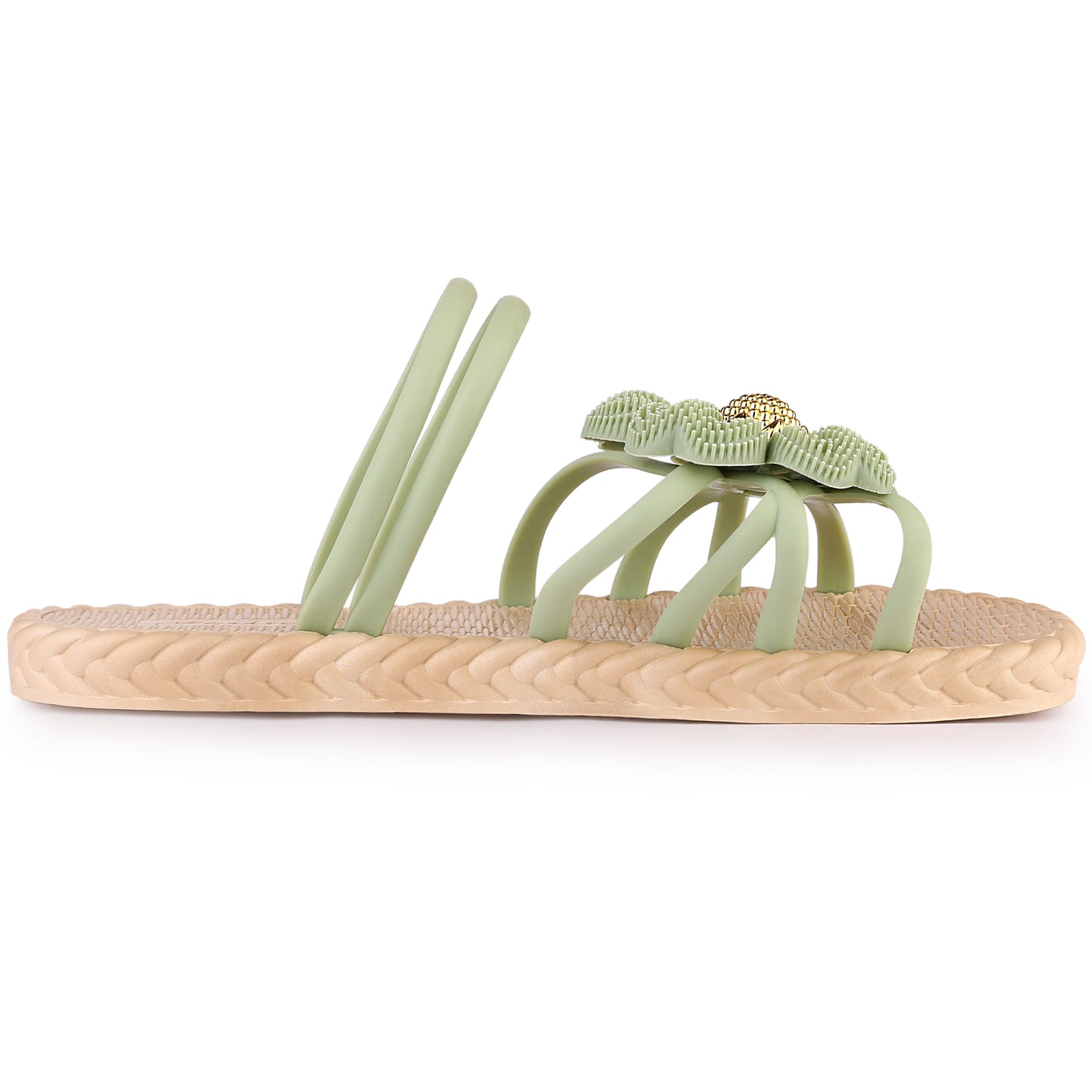 Women's Espadrille Floral Beach Sandals Slip On Slides Sandals