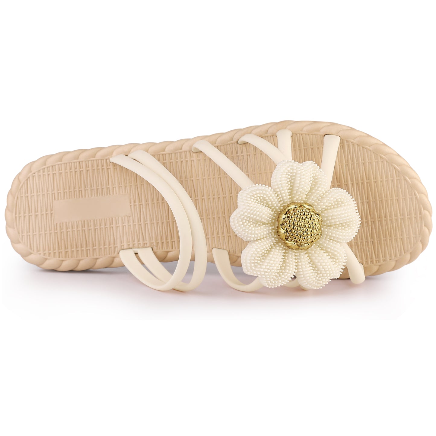 Women's Espadrille Floral Beach Sandals Slip On Slides Sandals