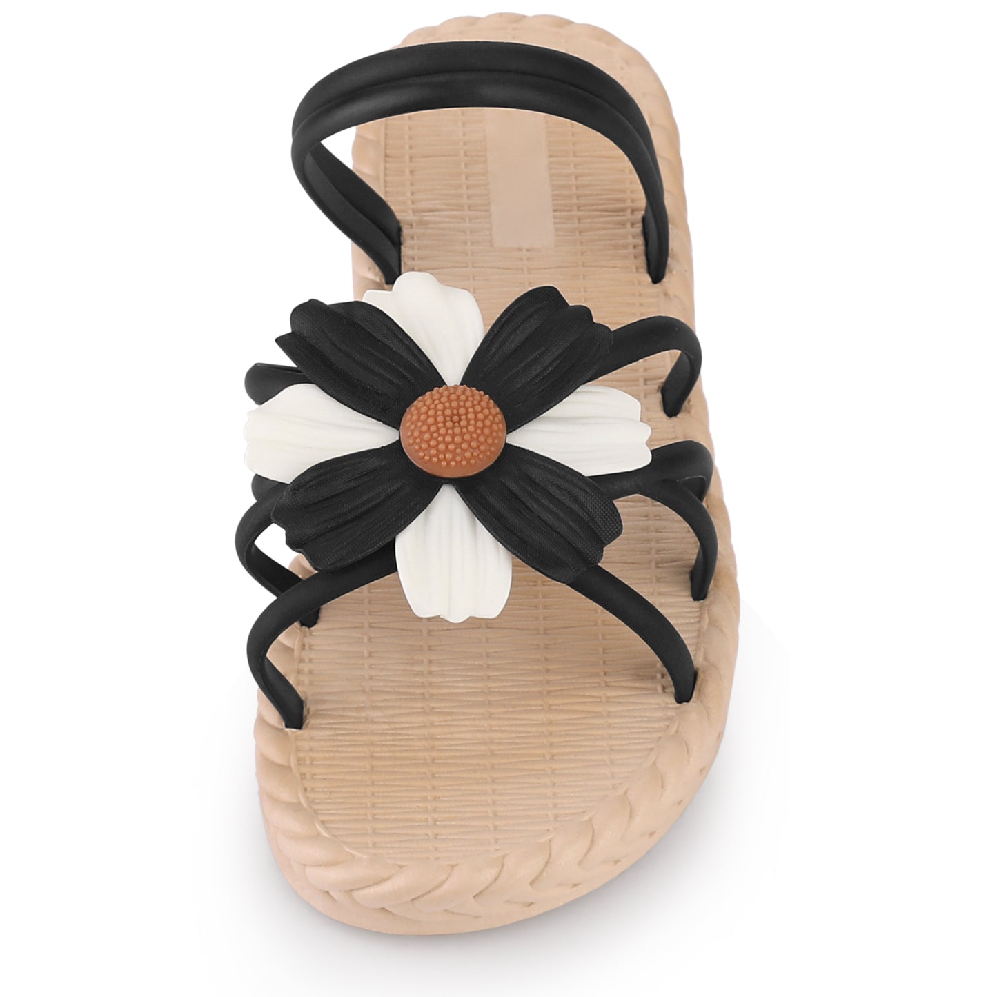 Women's Espadrille Floral Beach Sandals Slip On Slides Sandals