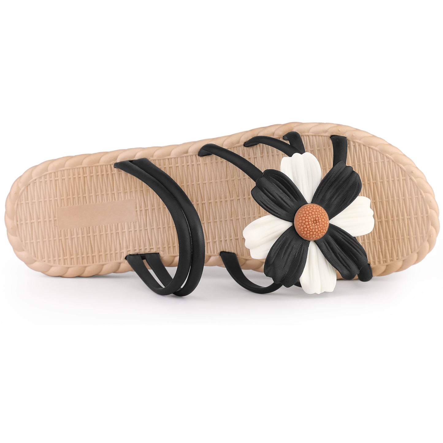 Women's Espadrille Floral Beach Sandals Slip On Slides Sandals