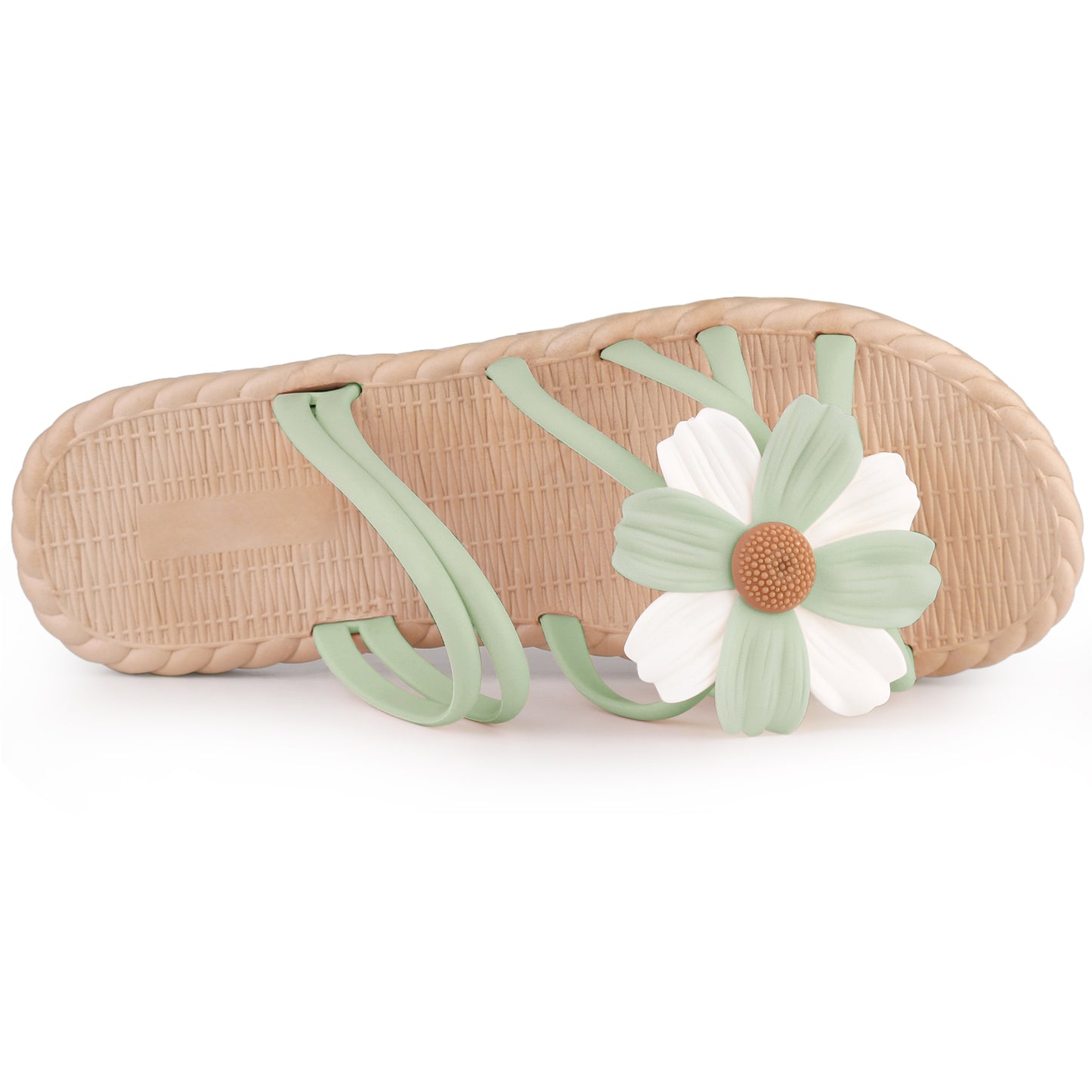 Women's Espadrille Floral Beach Sandals Slip On Slides Sandals