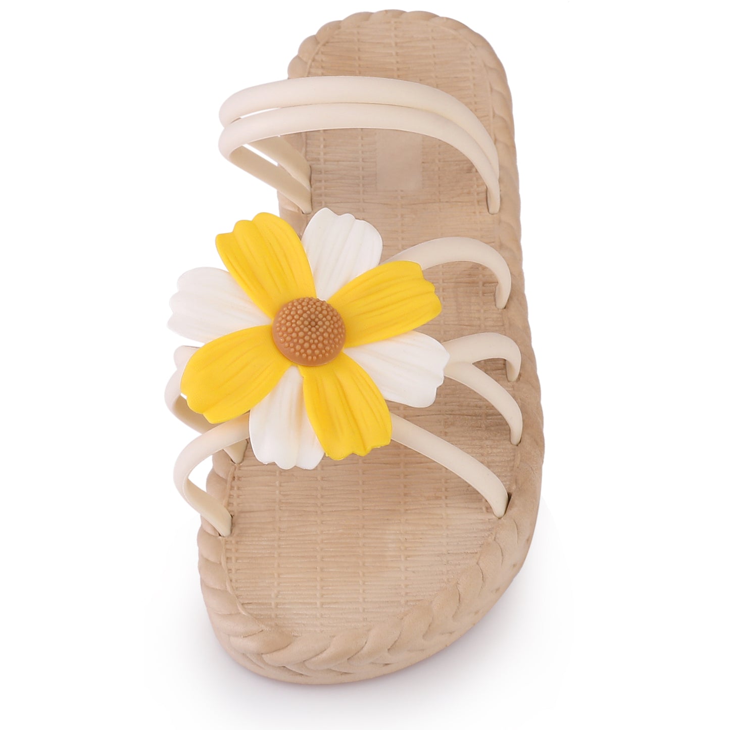 Women's Espadrille Floral Beach Sandals Slip On Slides Sandals