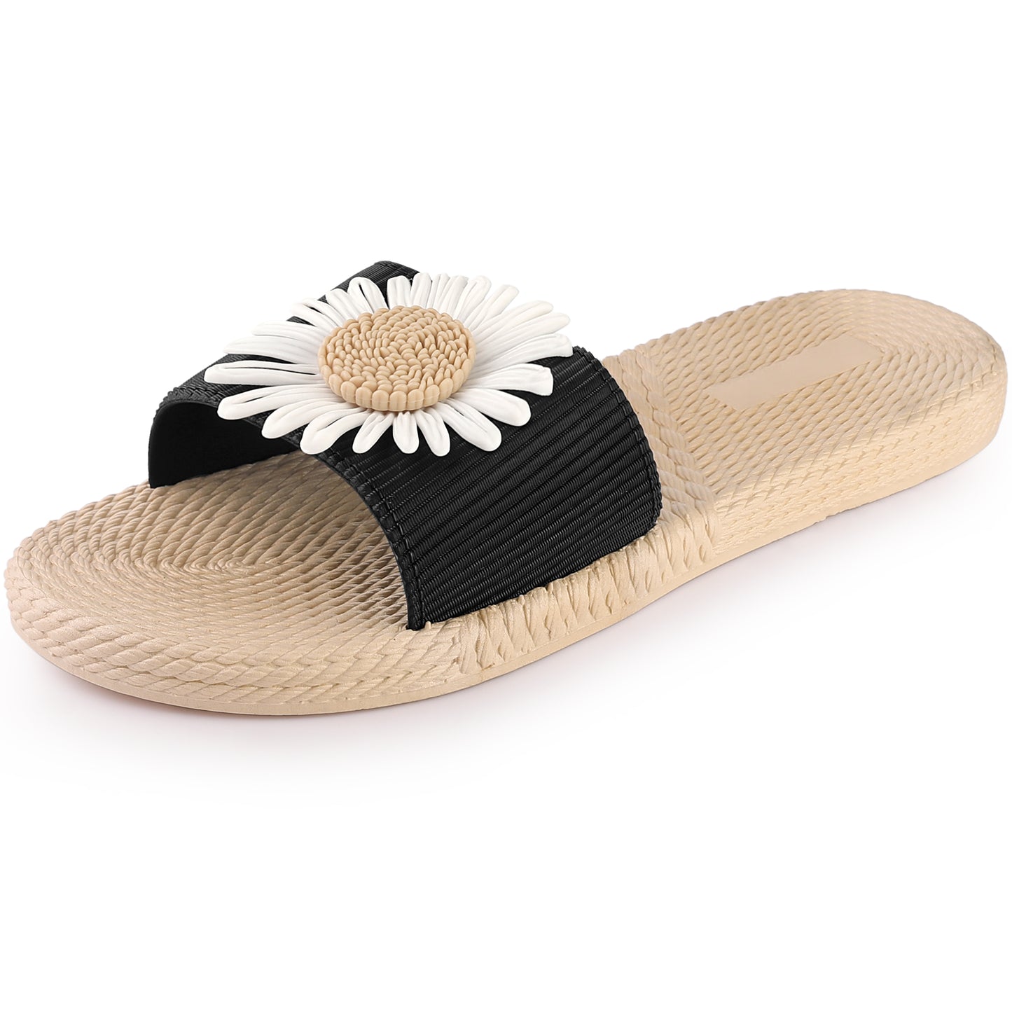 Women's Espadrille Floral Beach Sandals Slip On Slides Sandals