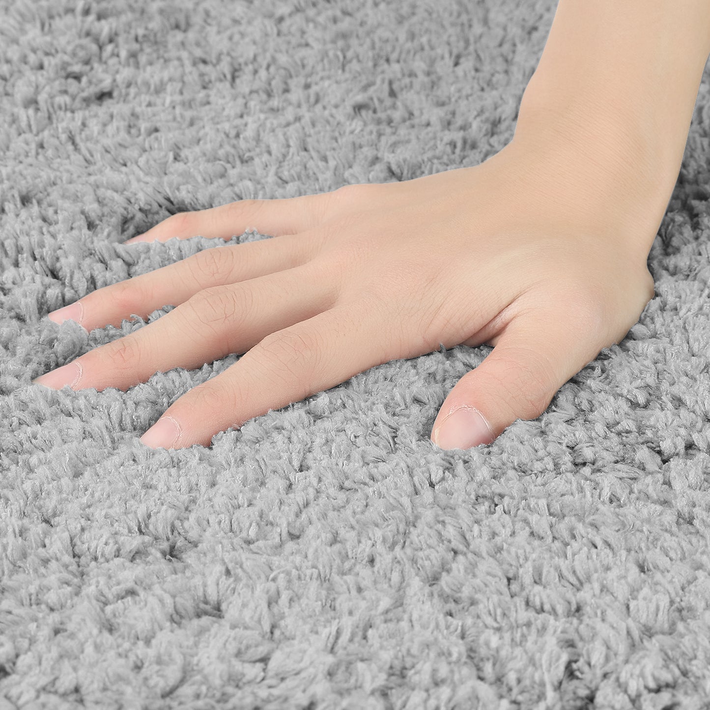 Bathroom Rug, Non Slip Extra Thick Microfiber Soft Plush Quick Dry Bath Mats