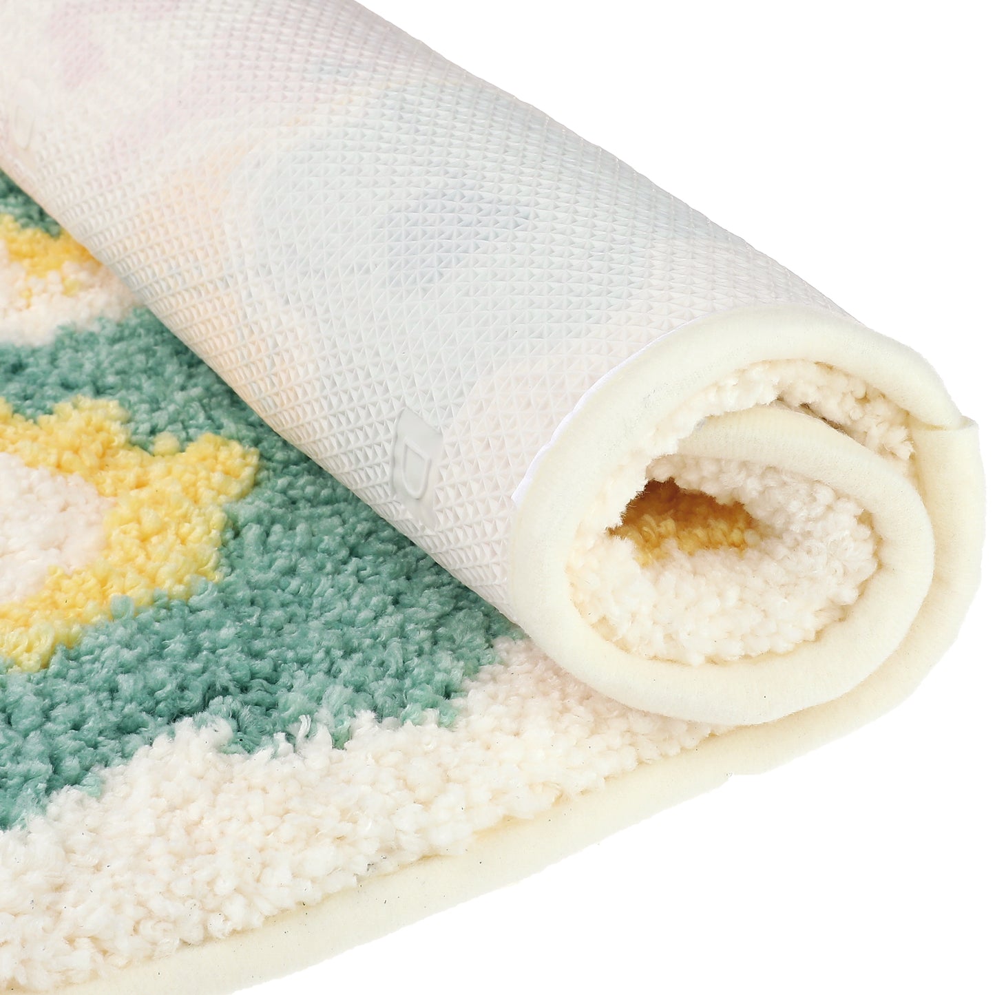 Bathroom Rugs Soft Plush & Fluffy Non Slip Extra Thick Microfiber Printing Bath Mats