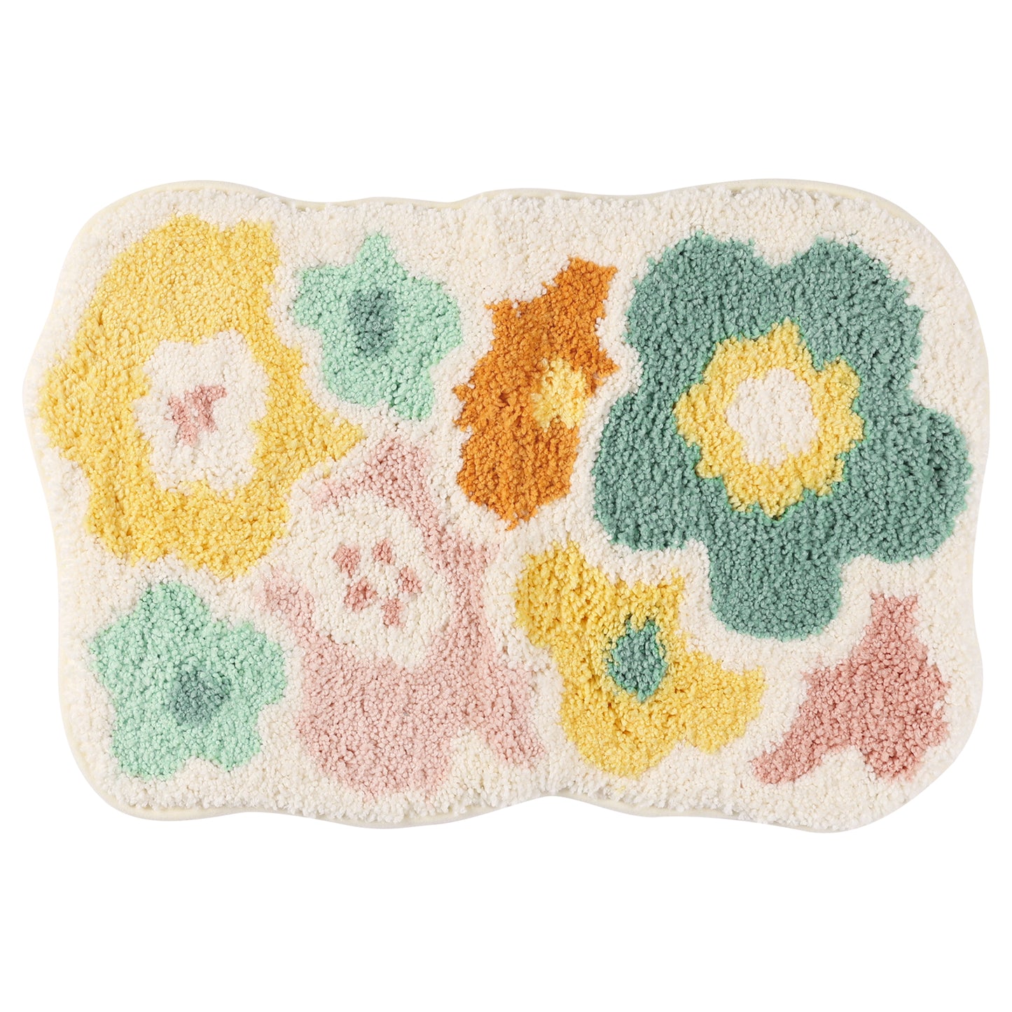 Bathroom Rugs Soft Plush & Fluffy Non Slip Extra Thick Microfiber Printing Bath Mats
