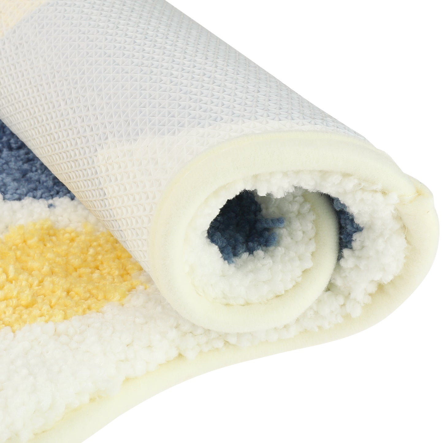 Bathroom Rugs, Soft Plush Non Slip Printing Quick Dry Reversible Microfiber Bath Mats