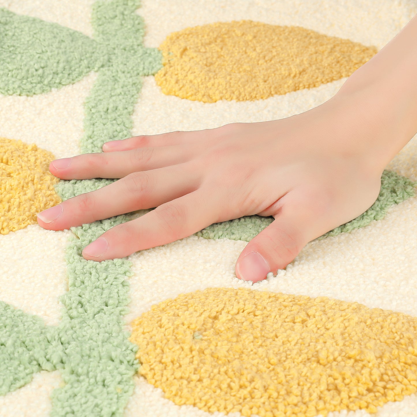Bathroom Rugs, Soft Plush Non Slip Printing Quick Dry Reversible Microfiber Bath Mats