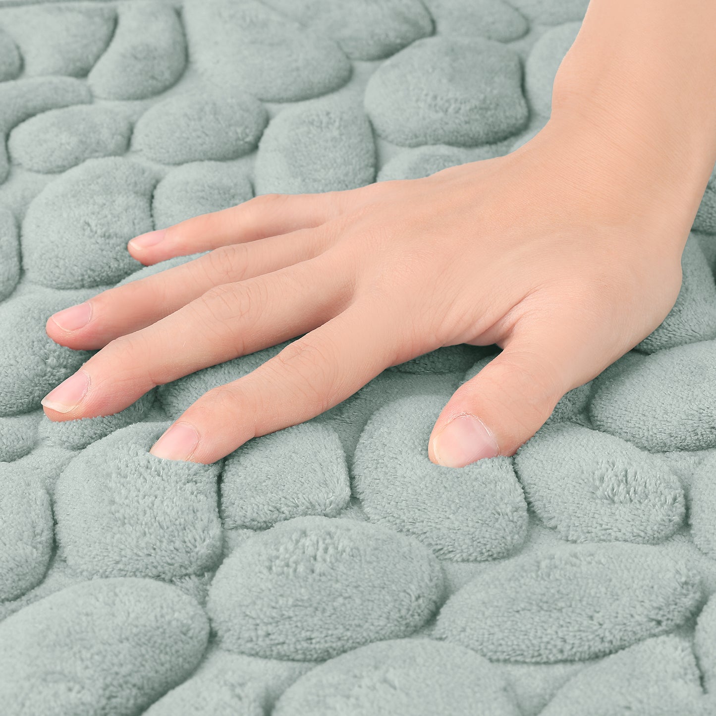 Memory Foam Bathroom Rugs Ultra Soft Non-Slip Water Absorbent Quick Dry Bath Mats
