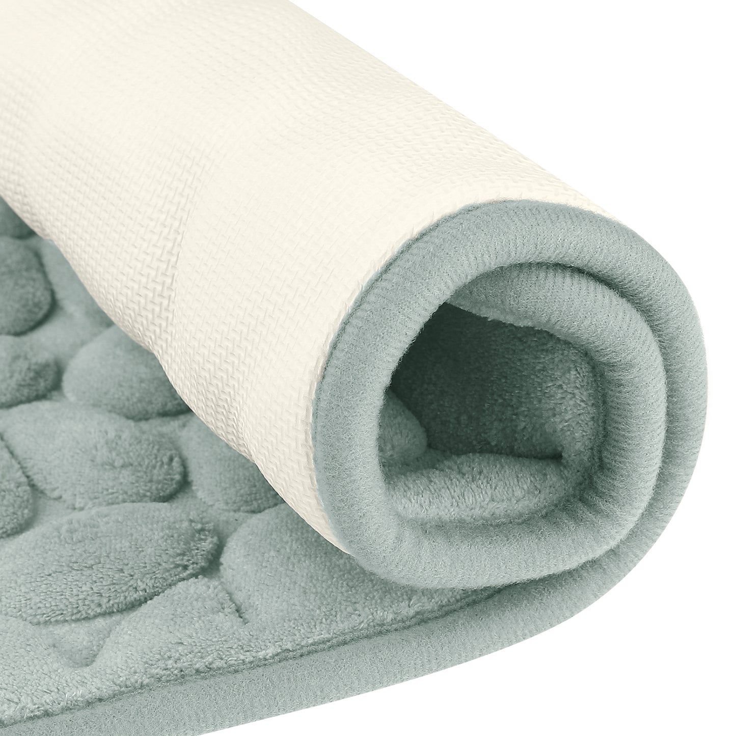 Memory Foam Bathroom Rugs Ultra Soft Non-Slip Water Absorbent Quick Dry Bath Mats