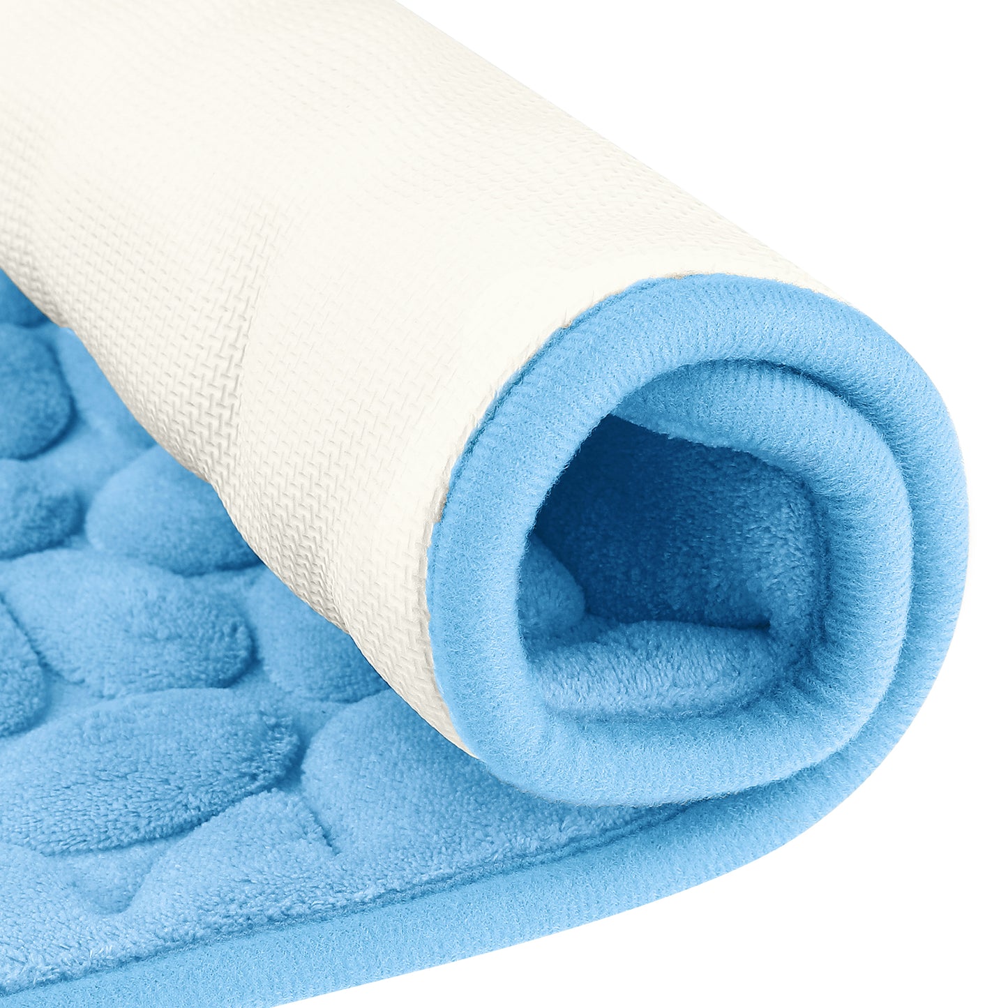 Memory Foam Bathroom Rugs Ultra Soft Non-Slip Water Absorbent Quick Dry Bath Mats