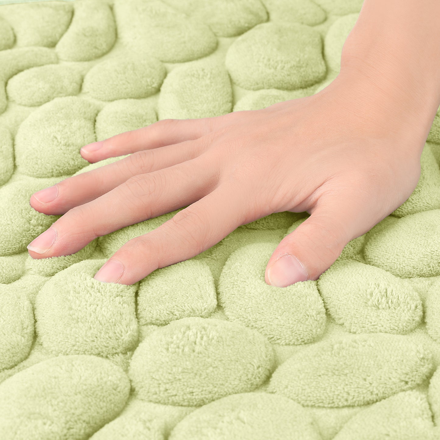 Memory Foam Bathroom Rugs Ultra Soft Non-Slip Water Absorbent Quick Dry Bath Mats