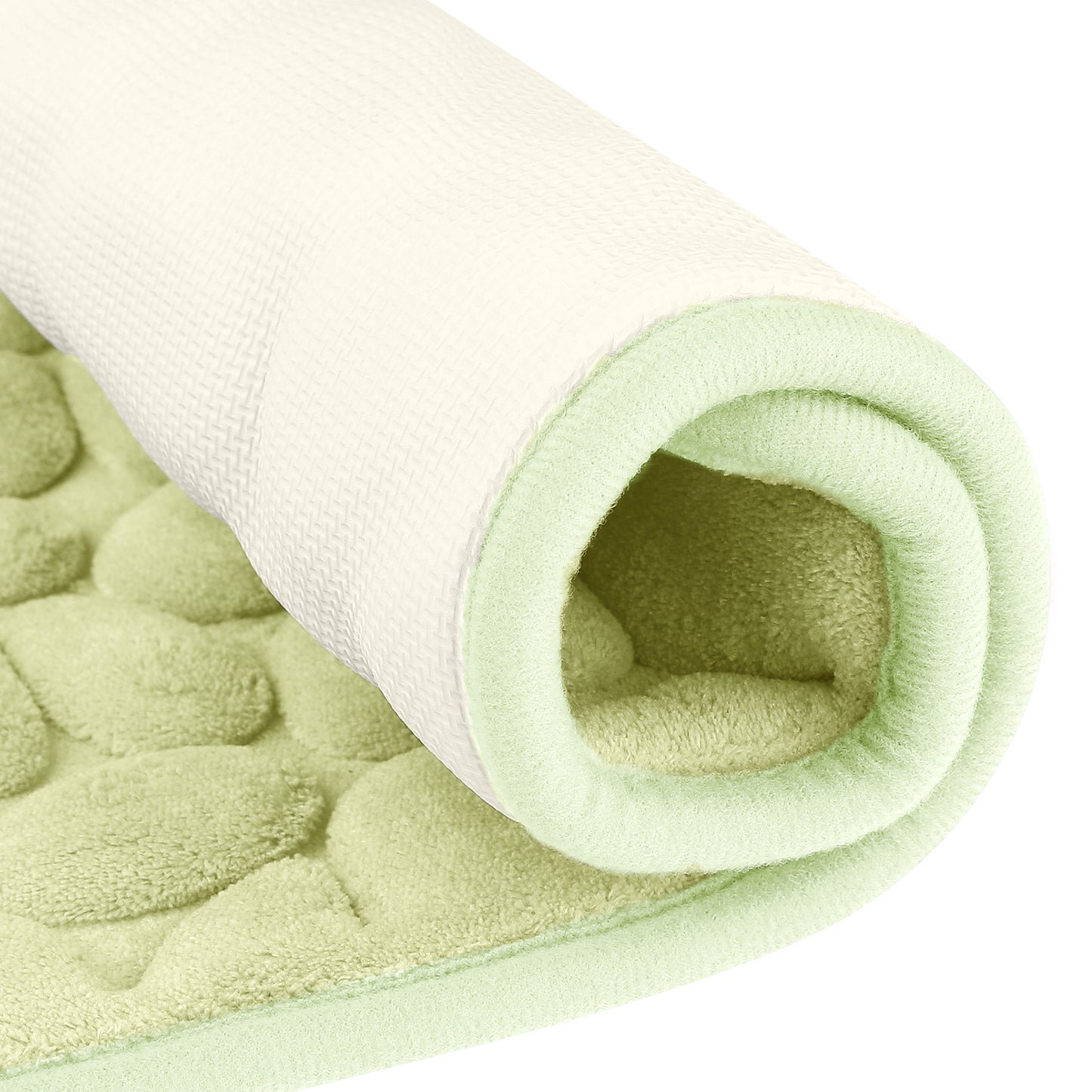 Memory Foam Bathroom Rugs Ultra Soft Non-Slip Water Absorbent Quick Dry Bath Mats