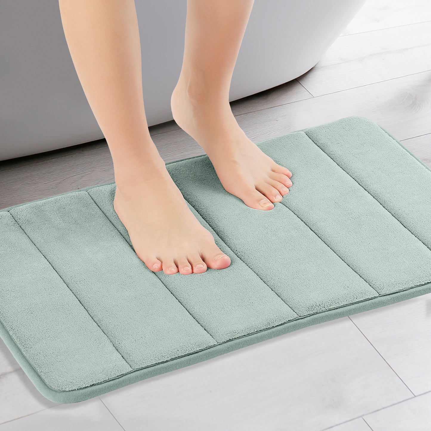 Non Slip Bathroom Rug Thick Soft Bathroom Mat Quick Dry Anti Skid Bath Mats
