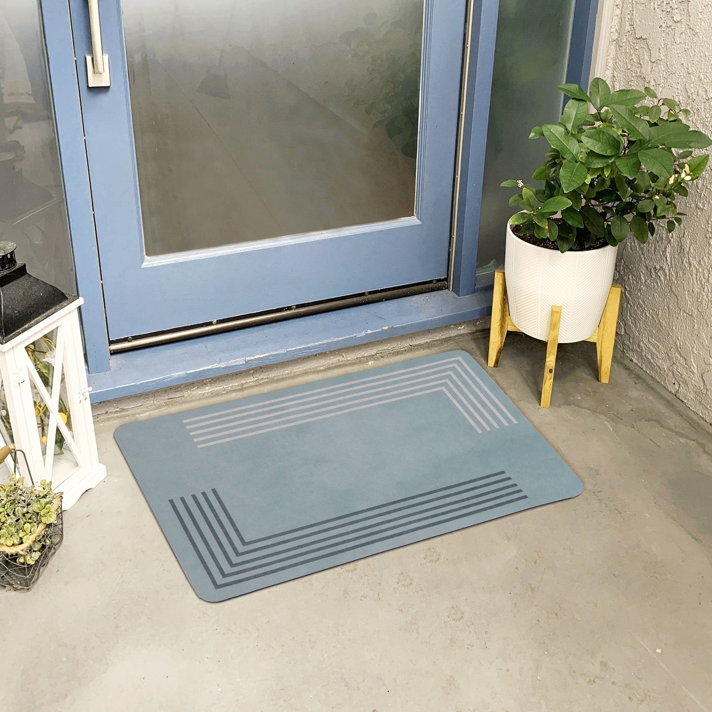 All Weather Door Mat Resistant Washable Porch Decorations Shoe Mats for Indoor and Outdoor