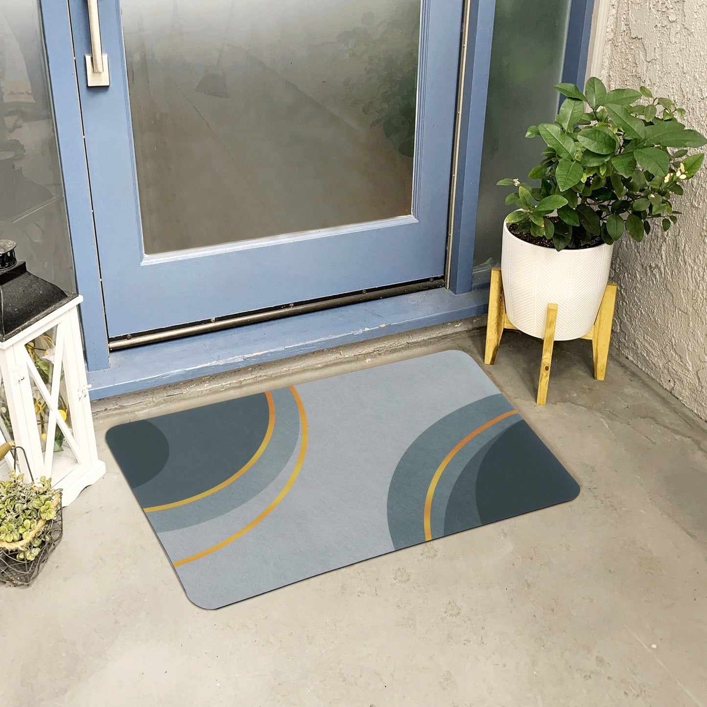 All Weather Door Mat Resistant Washable Porch Decorations Shoe Mats for Indoor and Outdoor