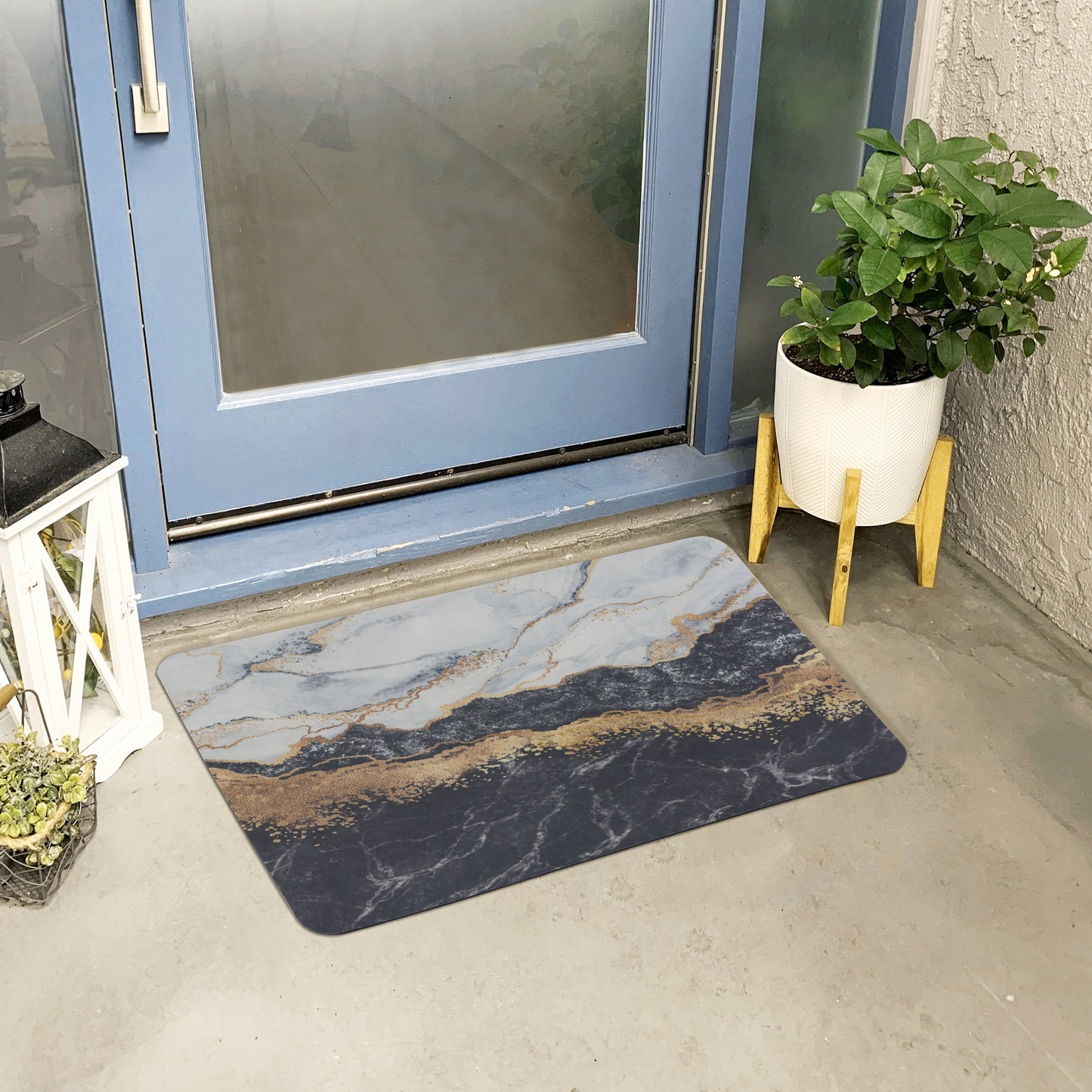 All Weather Door Mat Resistant Washable Porch Decorations Shoe Mats for Indoor and Outdoor