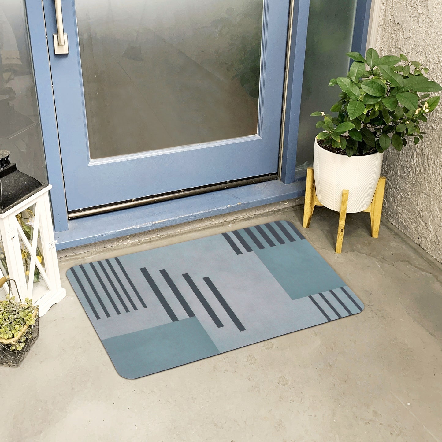 All Weather Door Mat Resistant Washable Porch Decorations Shoe Mats for Indoor and Outdoor