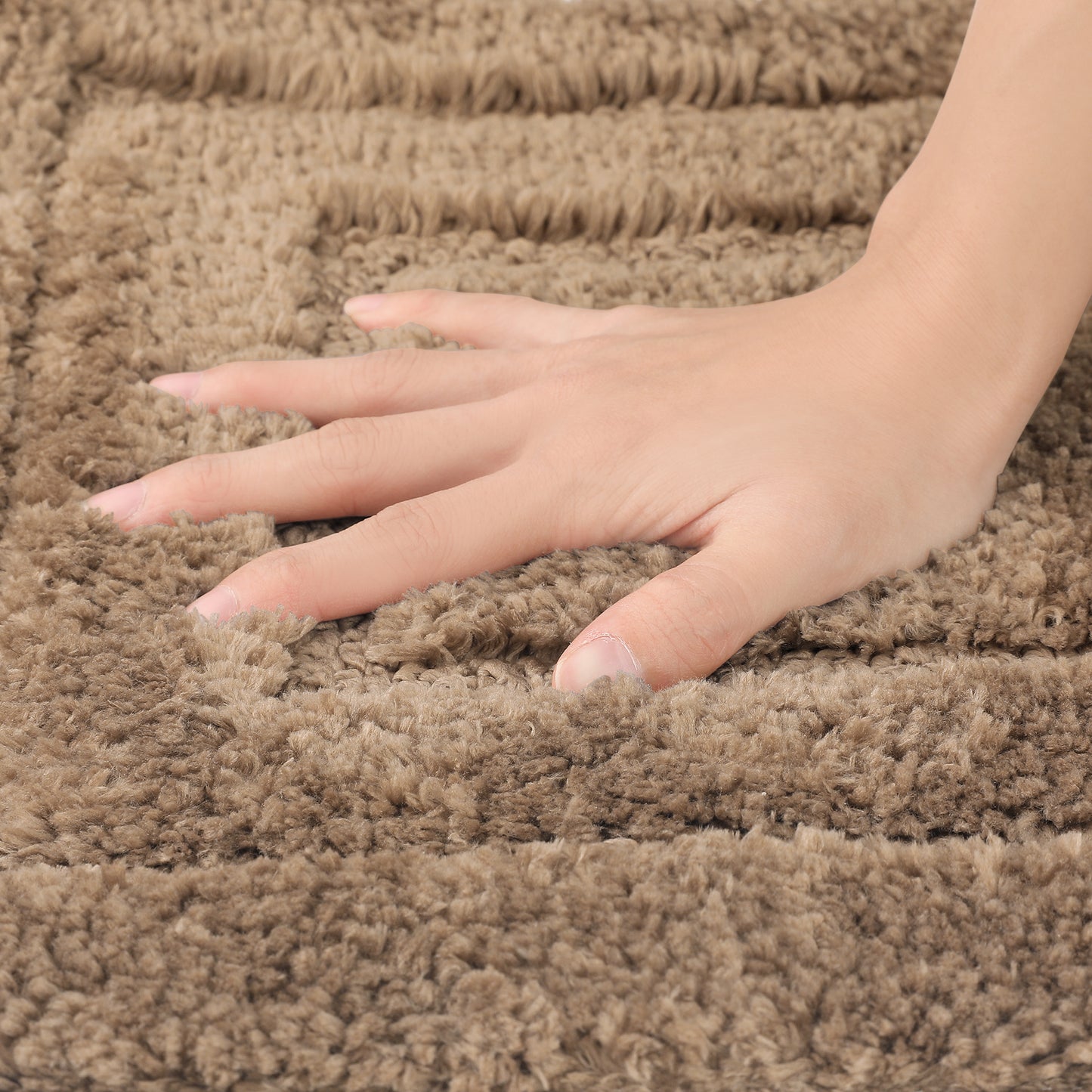 Bathroom Rug, Soft Absorbent Bathroom Rug, Non Slip Plush Machine Washable Dry Bath Mats