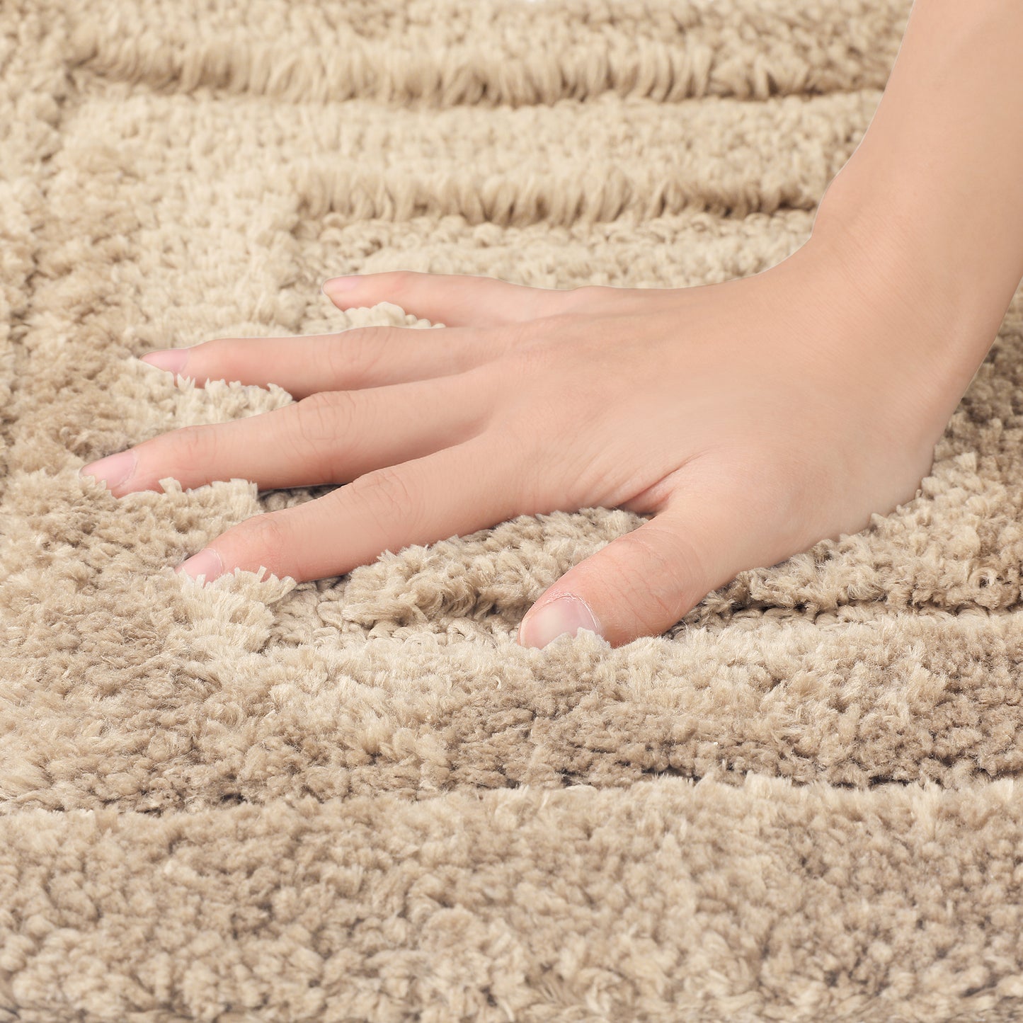 Bathroom Rug, Soft Absorbent Bathroom Rug, Non Slip Plush Machine Washable Dry Bath Mats