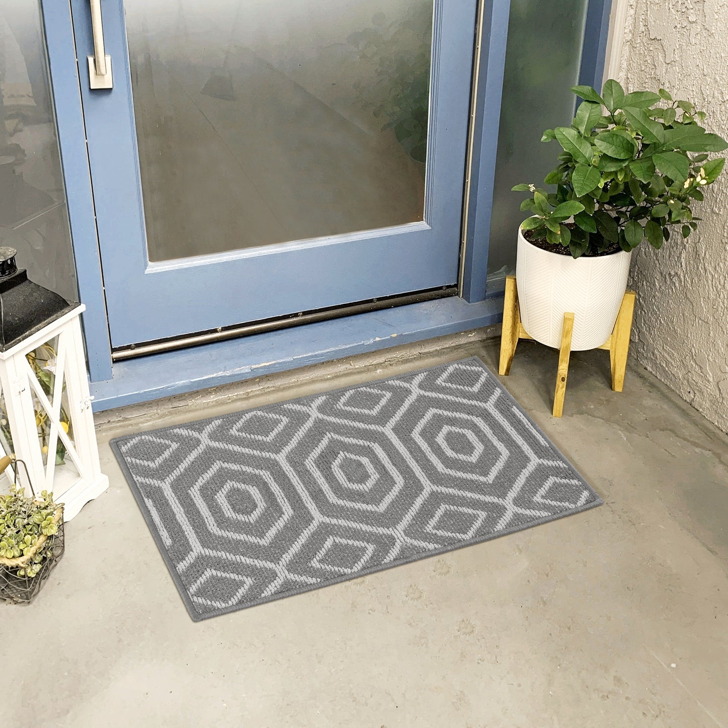 Door Mat Durable Easy Clean Absorbent, Washable, Dirt Resist Indoor Outdoor Mats