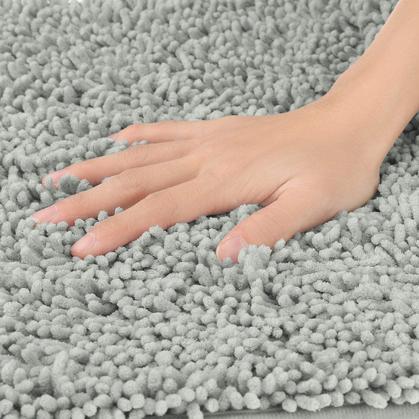 Bath Mats for Bathroom Non Slip, Soft Fluffy Shag Bath Rugs for Bathroom Washable