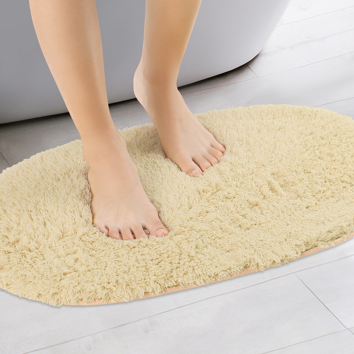 Bath Rug, Absorbent, Soft, Thick Shag, Machine Wash,Bath Mats for Bath Room and Spa Floors